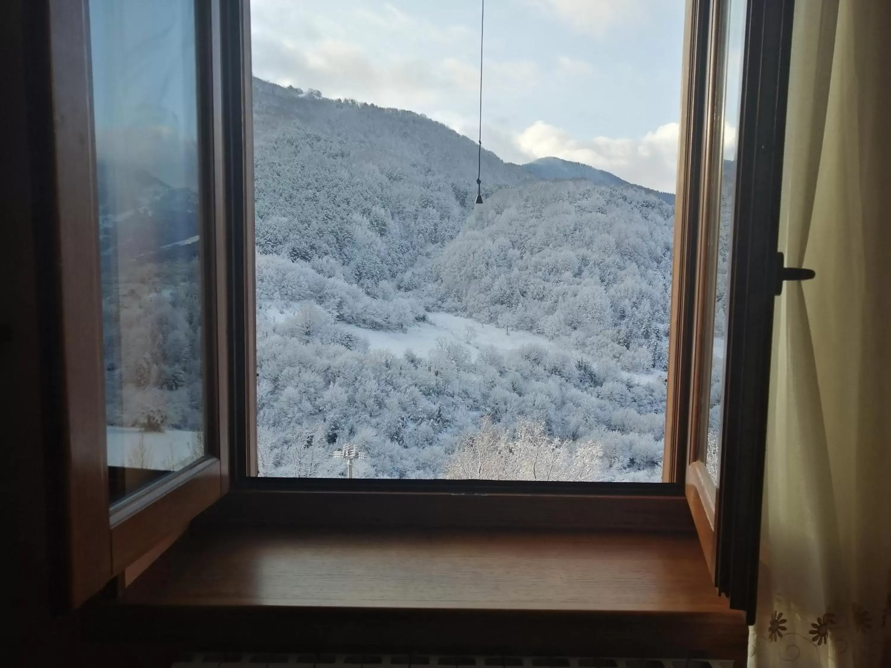 Mountain view, Winter in B&B Il Ghiro-Country House