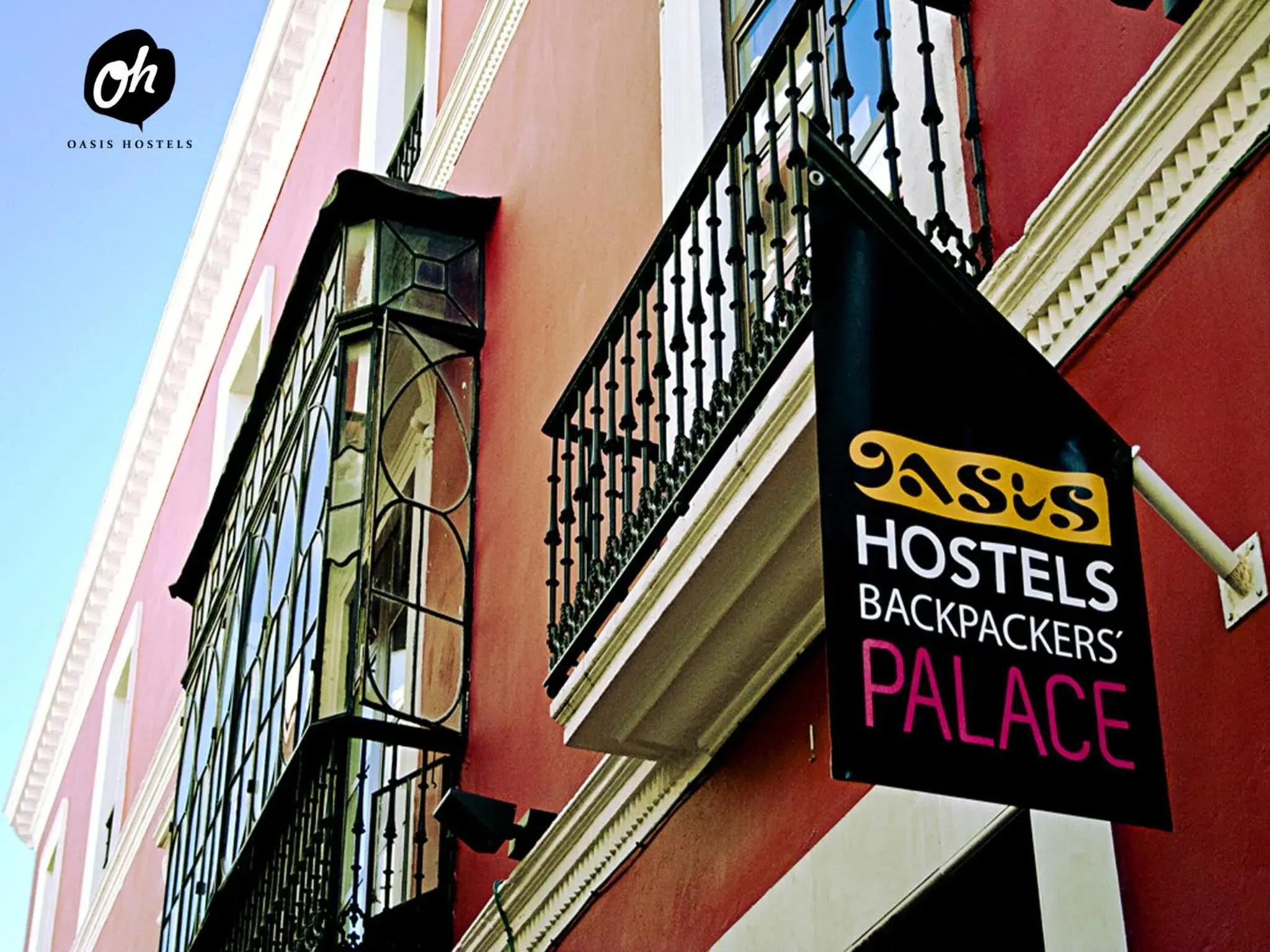 Facade/entrance, Property Logo/Sign in Oasis Backpackers' Hostel Palace Sevilla Facade/entrance, Property Logo/Sign in Oasis Backpackers' Hostel Palace Sevilla
