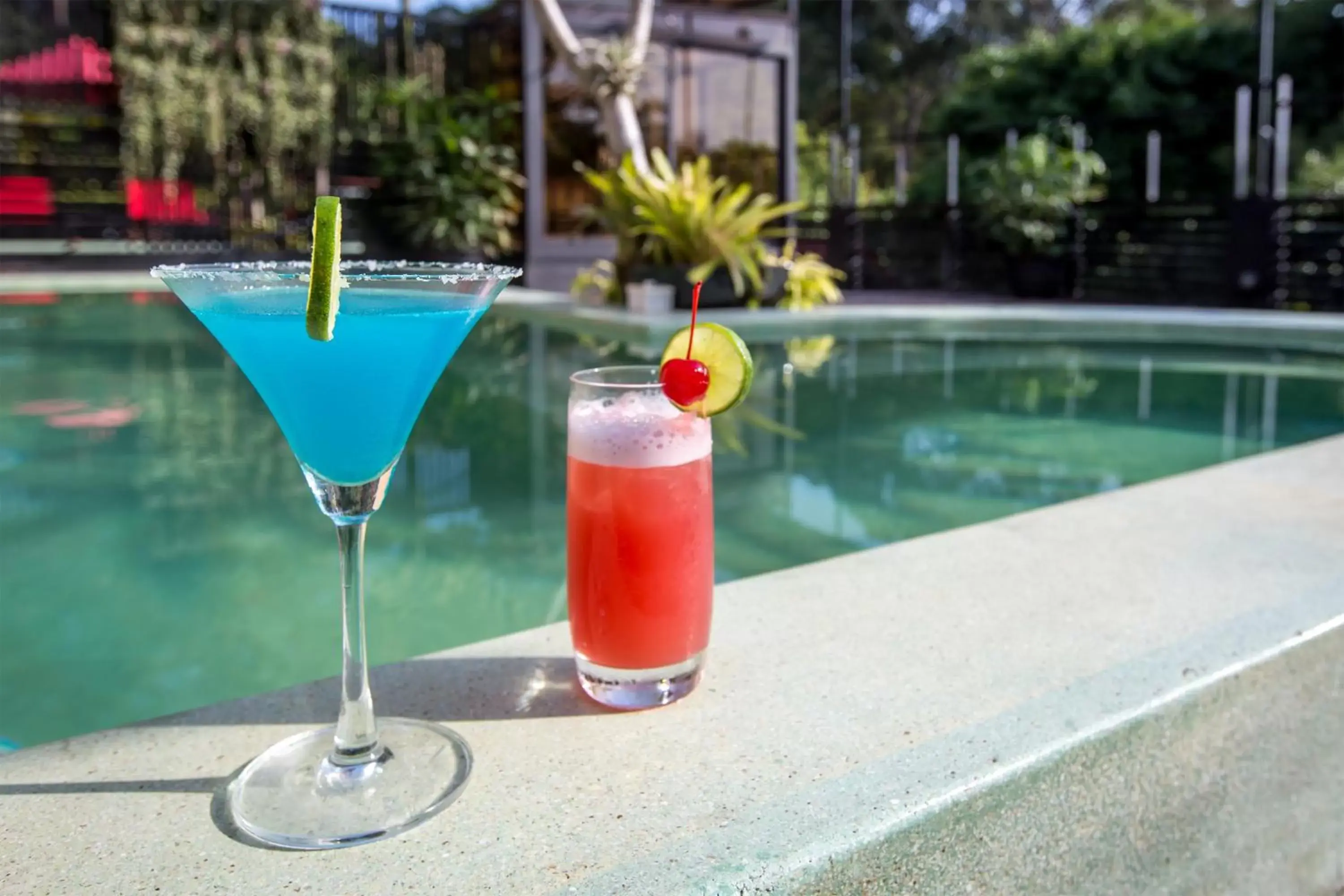 Pool view in De Sarann Villa Pool view in De Sarann Villa