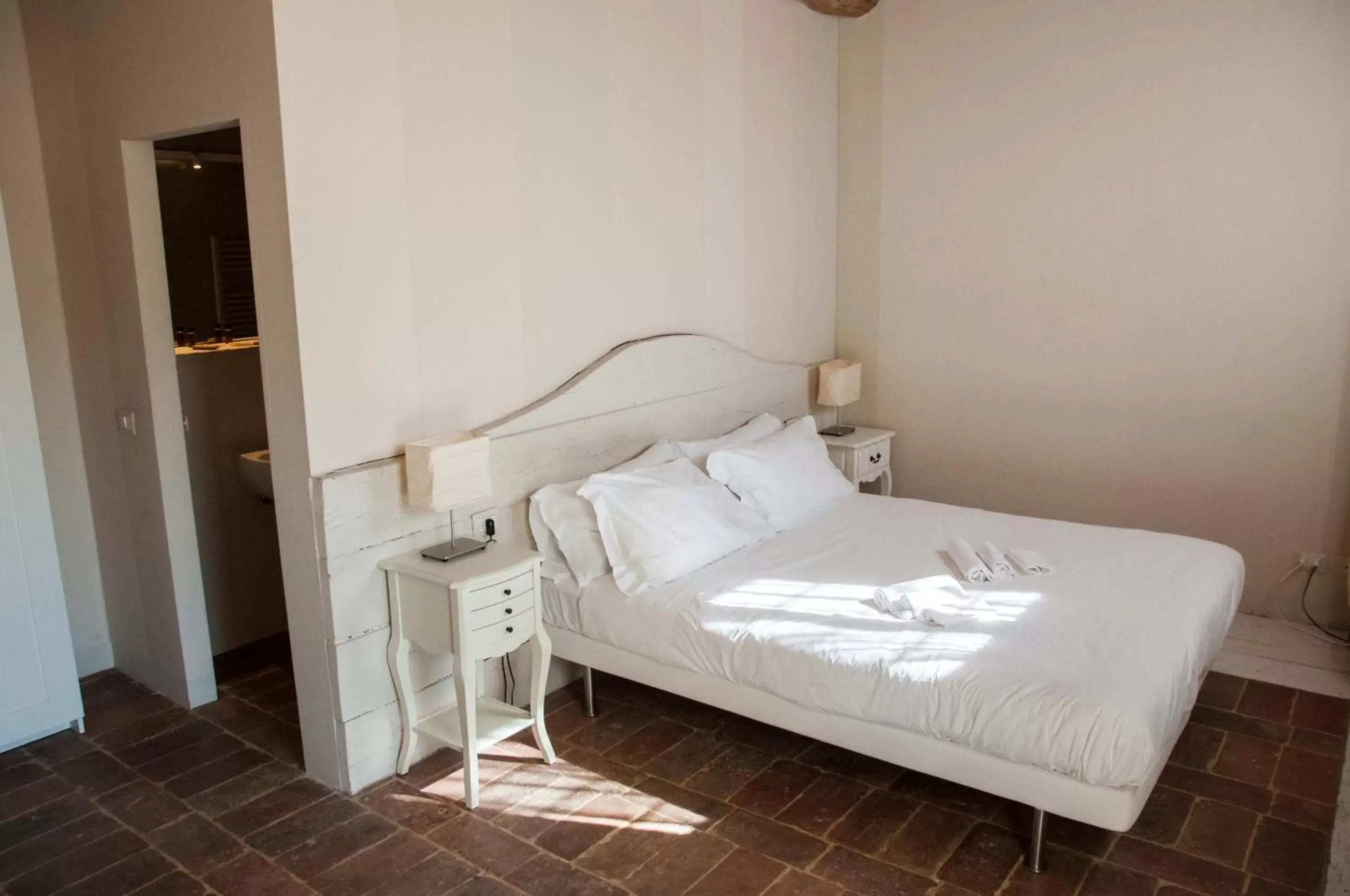 Bed in Relais Casetta 56