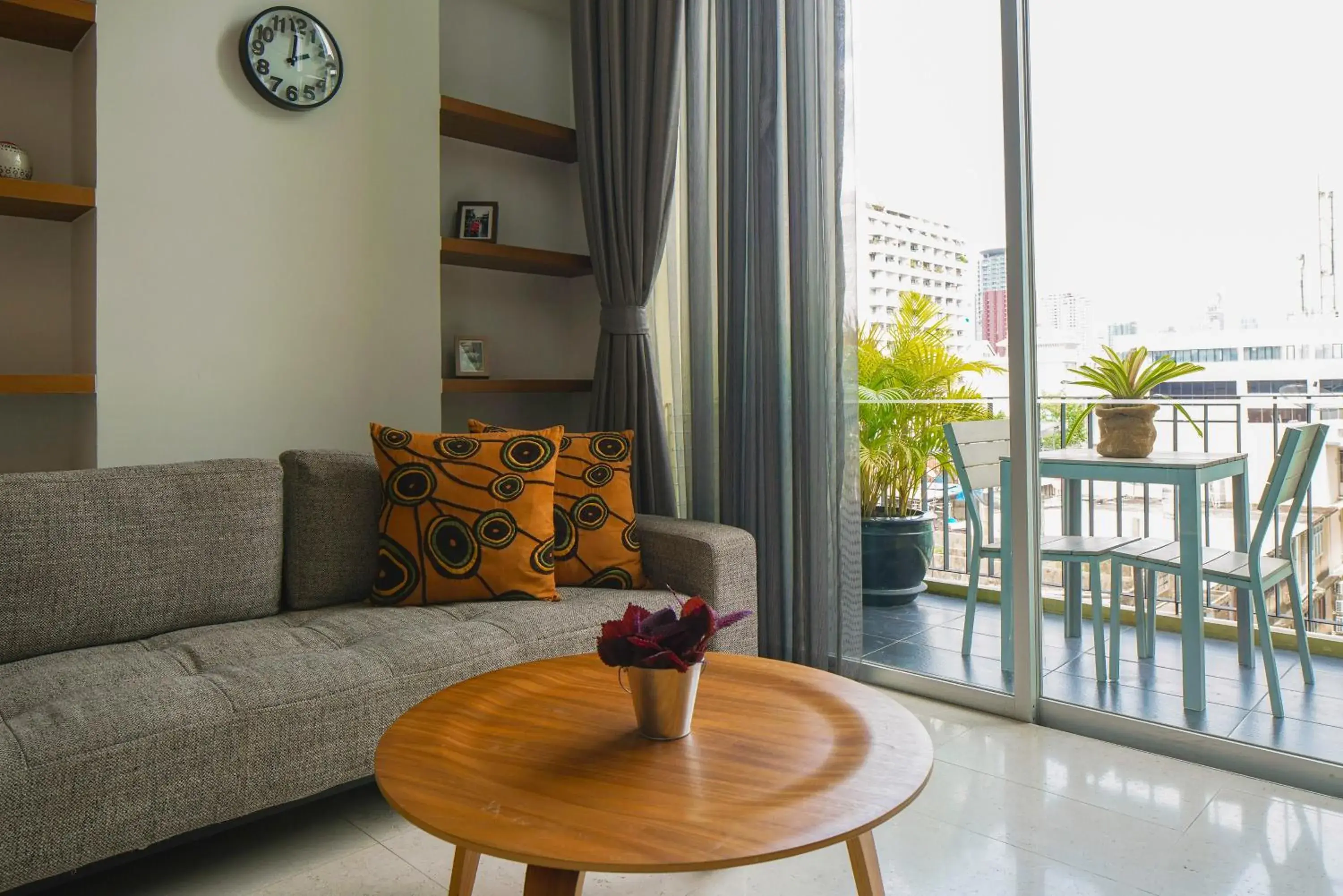Balcony/Terrace, Seating Area in LiT BANGKOK Residence - SHA Extra Plus