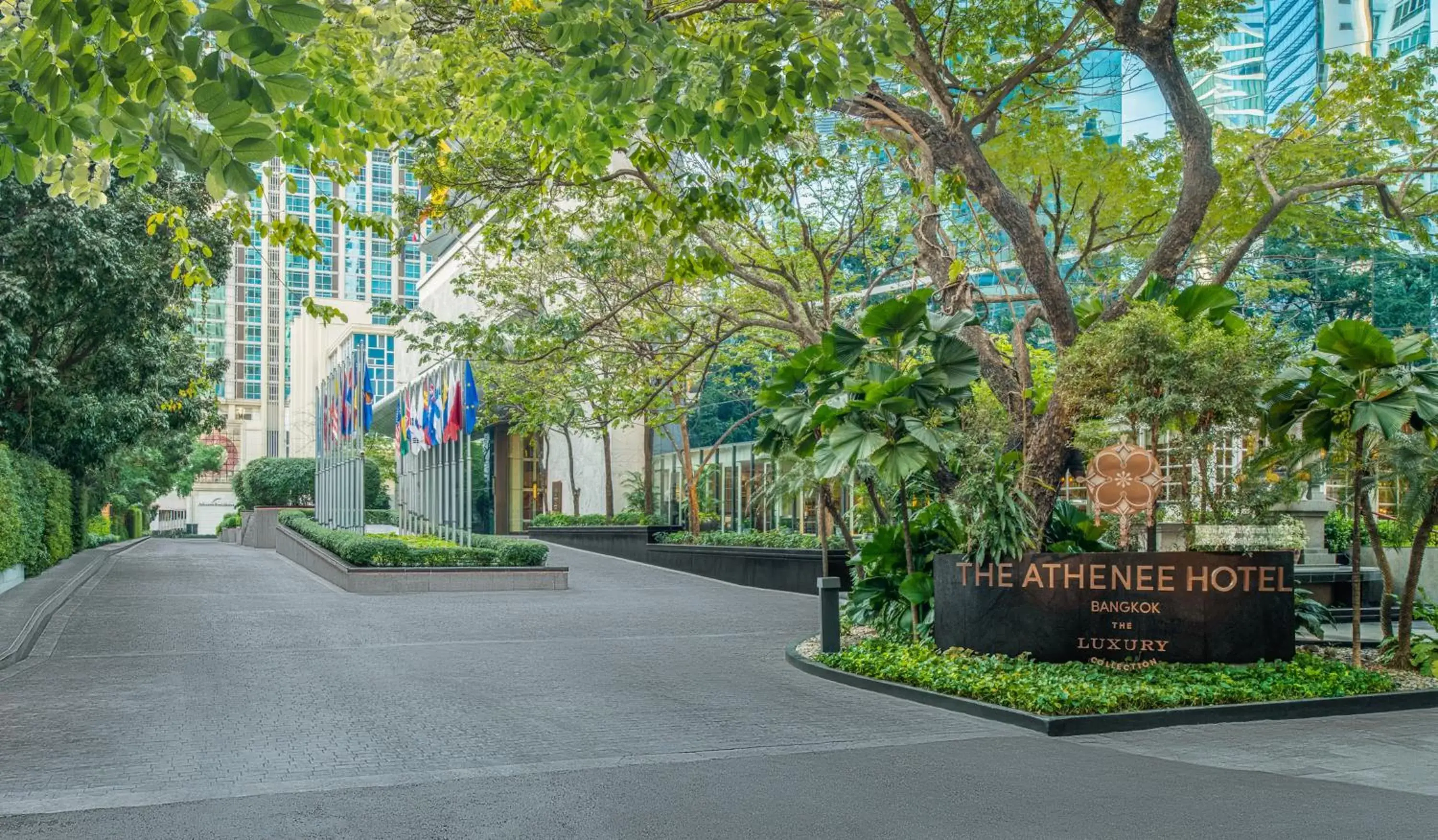 Facade/entrance in The Athenee Hotel, a Luxury Collection Hotel, Bangkok