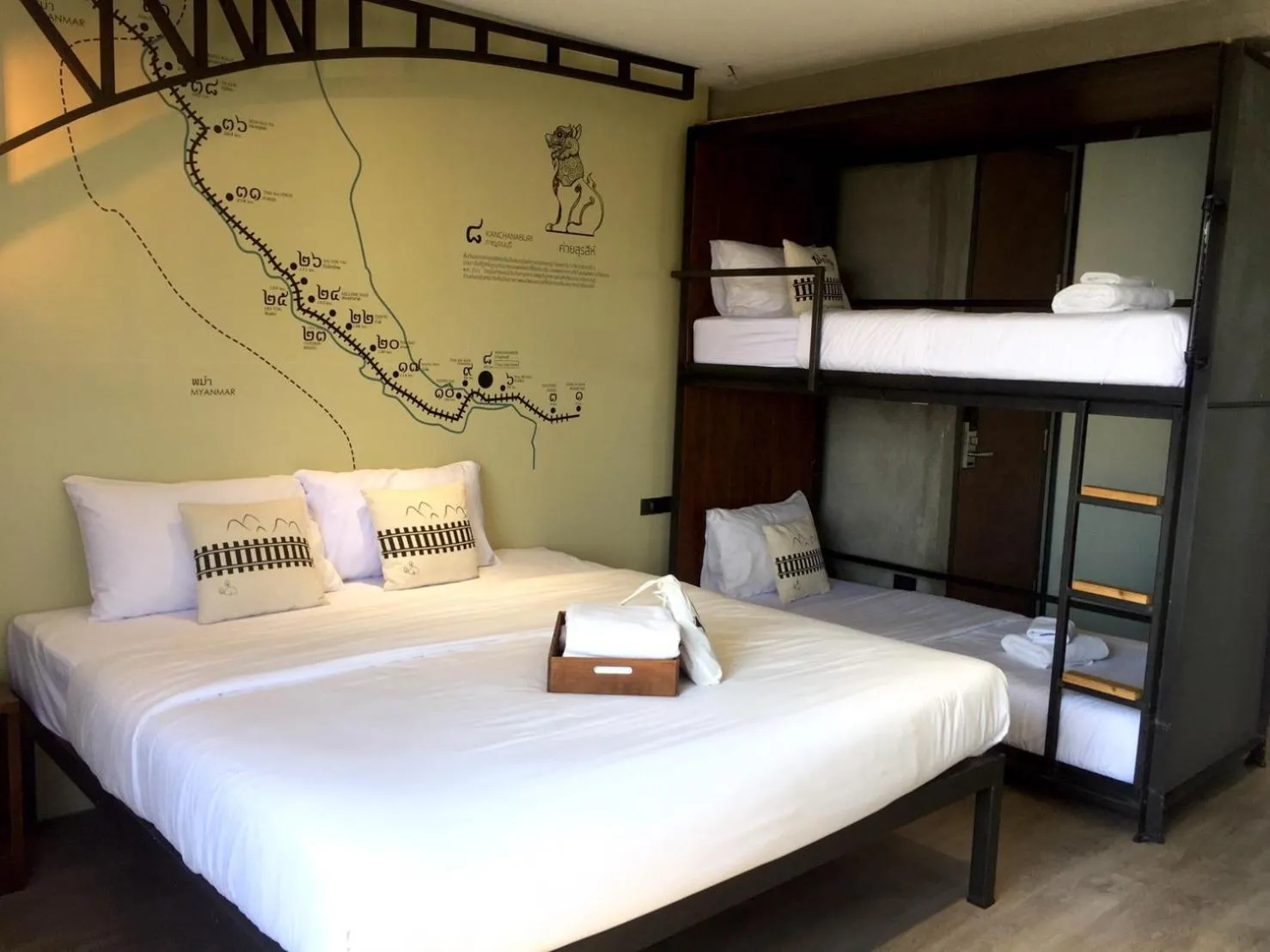 Bed in Westory Design Poshtel