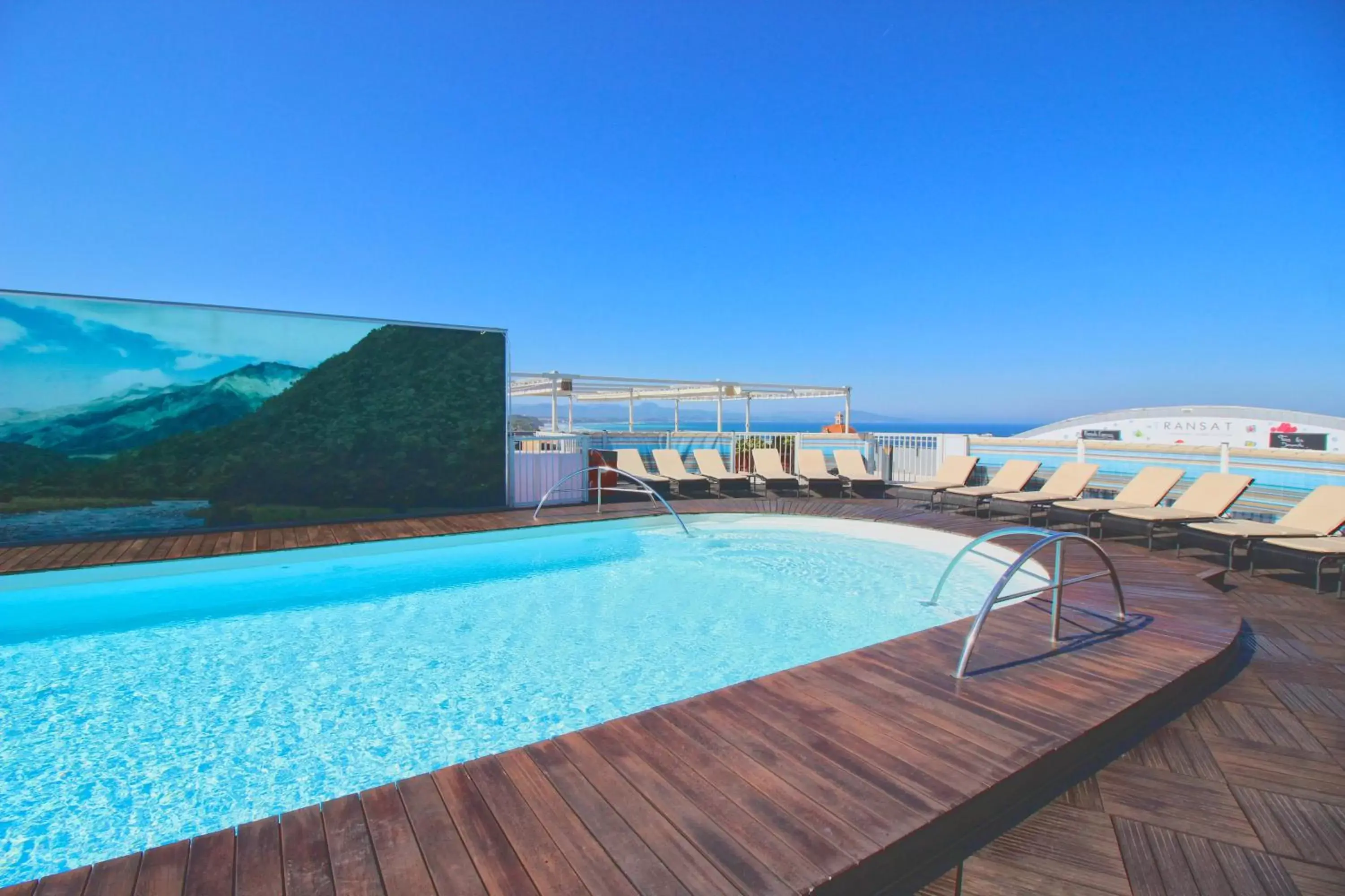 Patio, Swimming Pool in Radisson Blu Hotel Biarritz