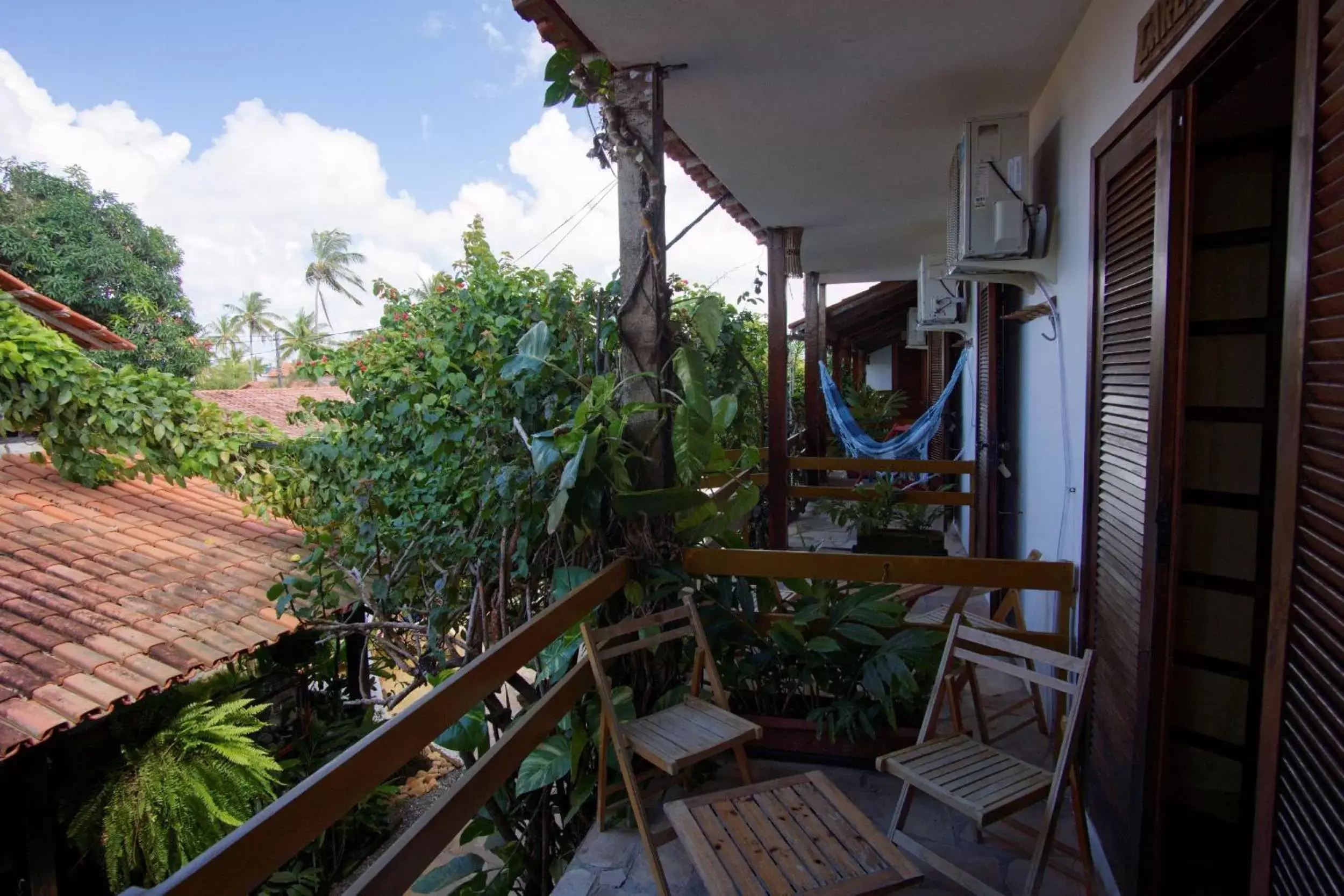 Garden, Balcony/Terrace in Pousada Casa de Maria