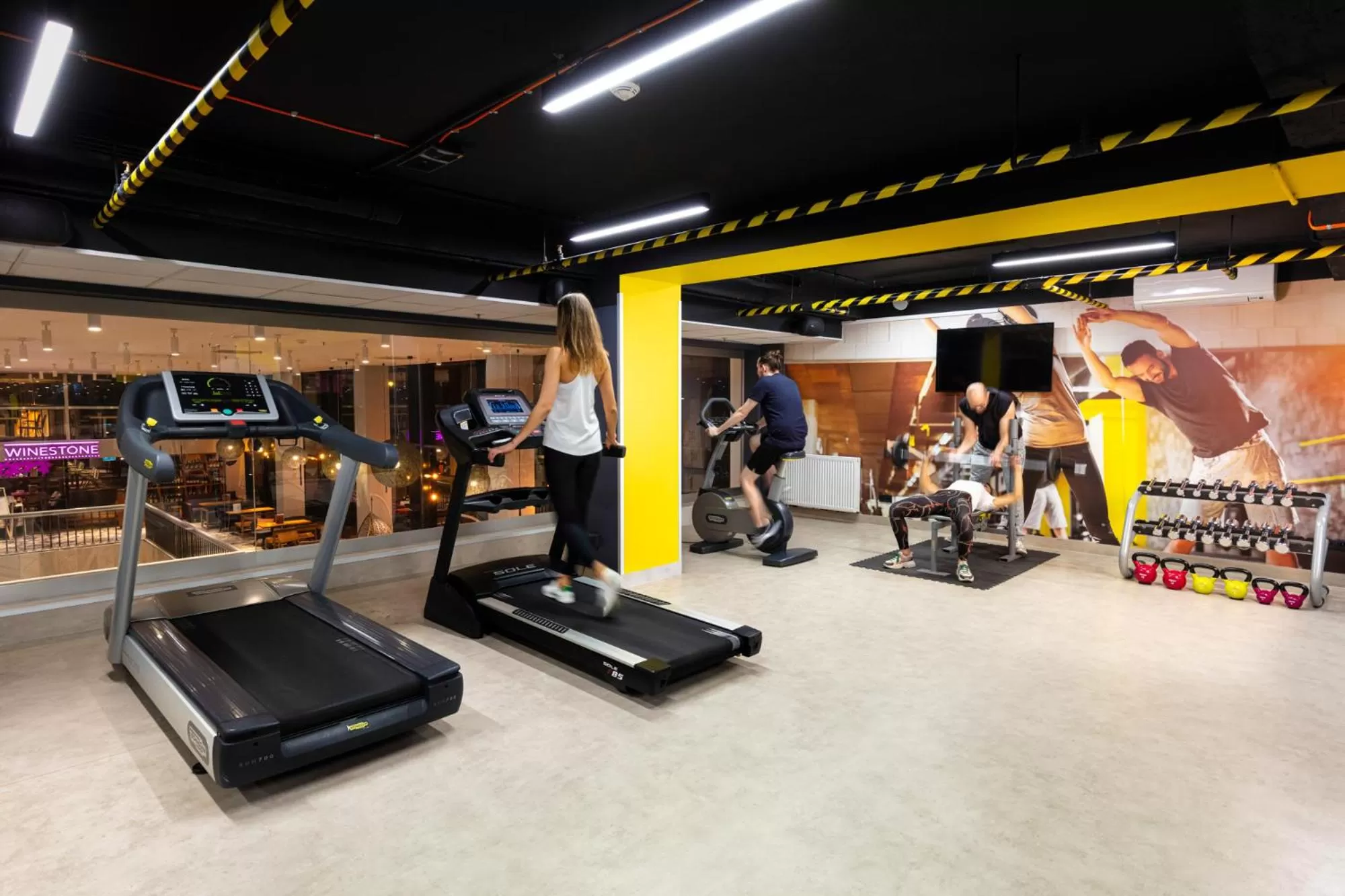 Fitness centre/facilities in Novotel Poznan Centrum