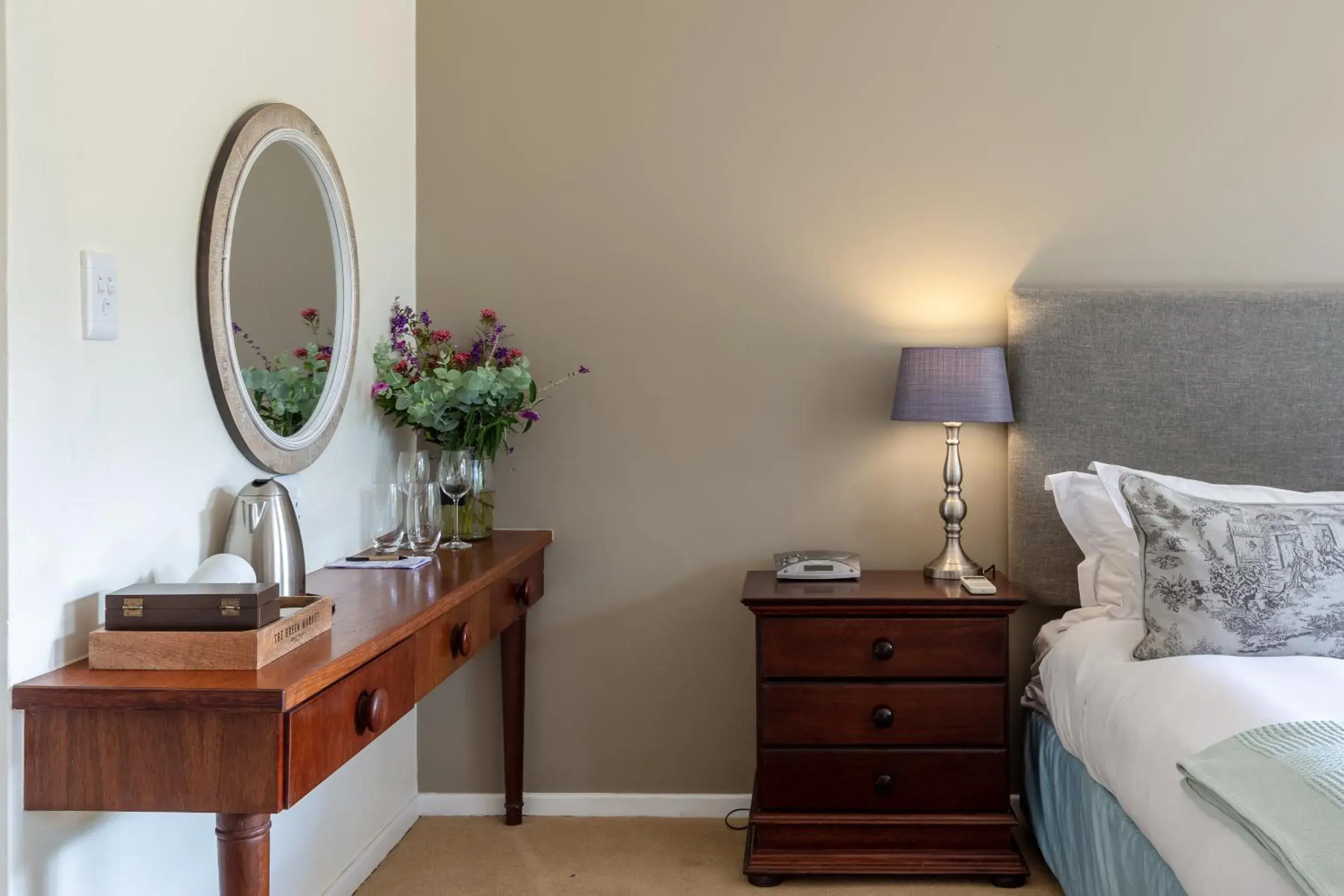 Bedroom in Wedgeview Country House & Spa