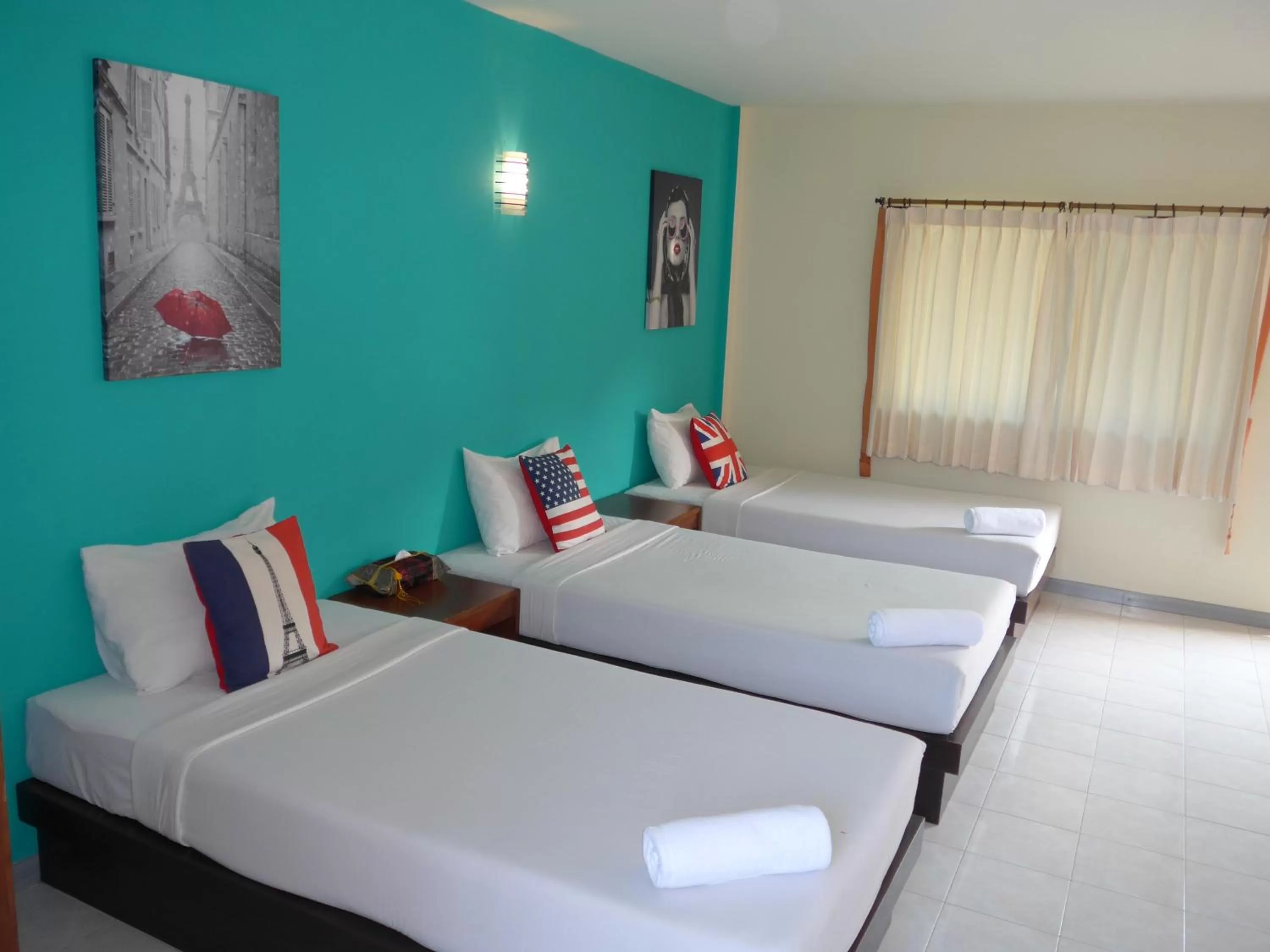 Bed in Forum House Hotel Krabi