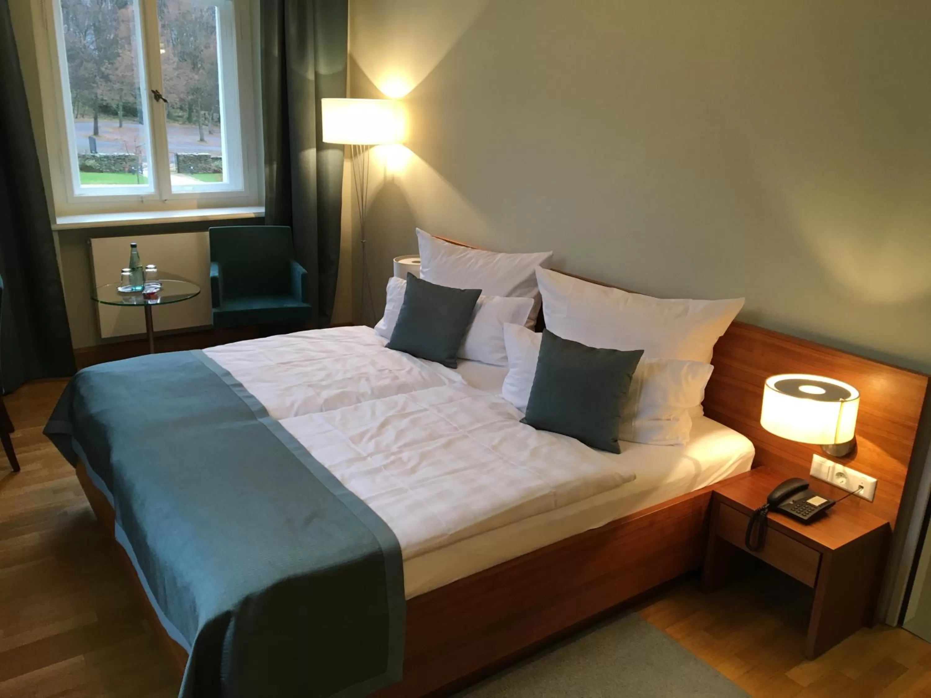 Bed in Hotel Schloss Rabenstein