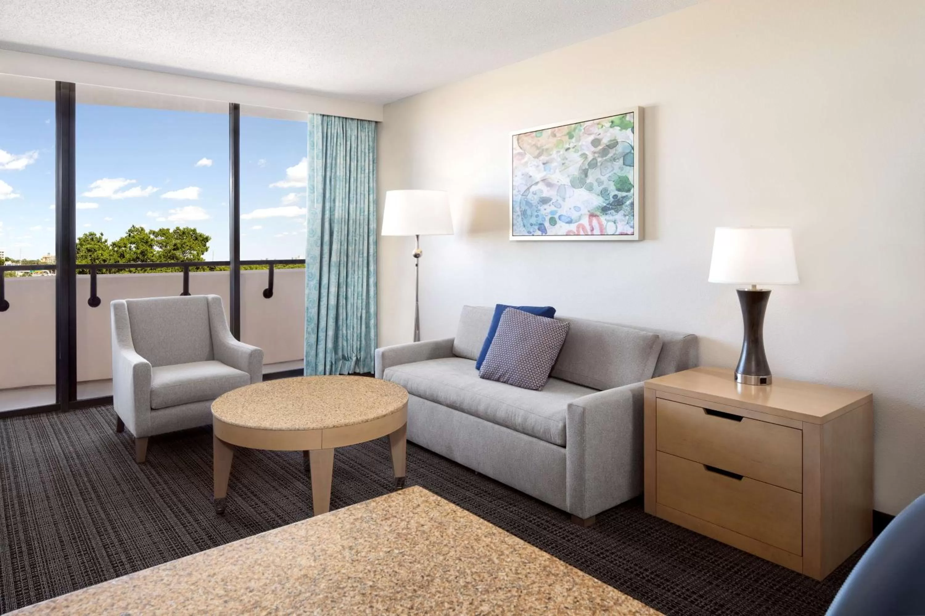 Living room in Embassy Suites by Hilton Tampa Airport Westshore
