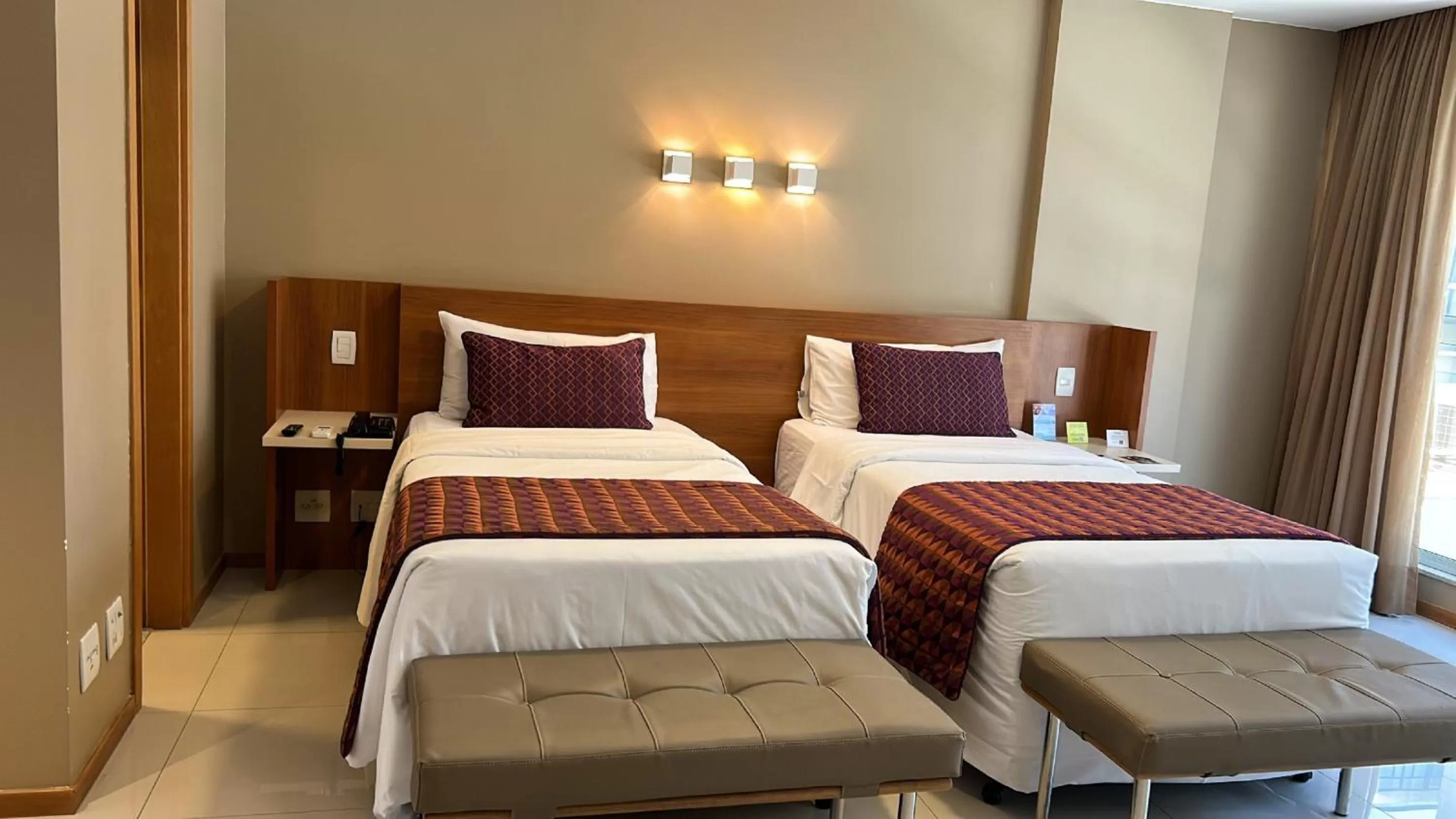 Bed in Jade Hotel Brasília