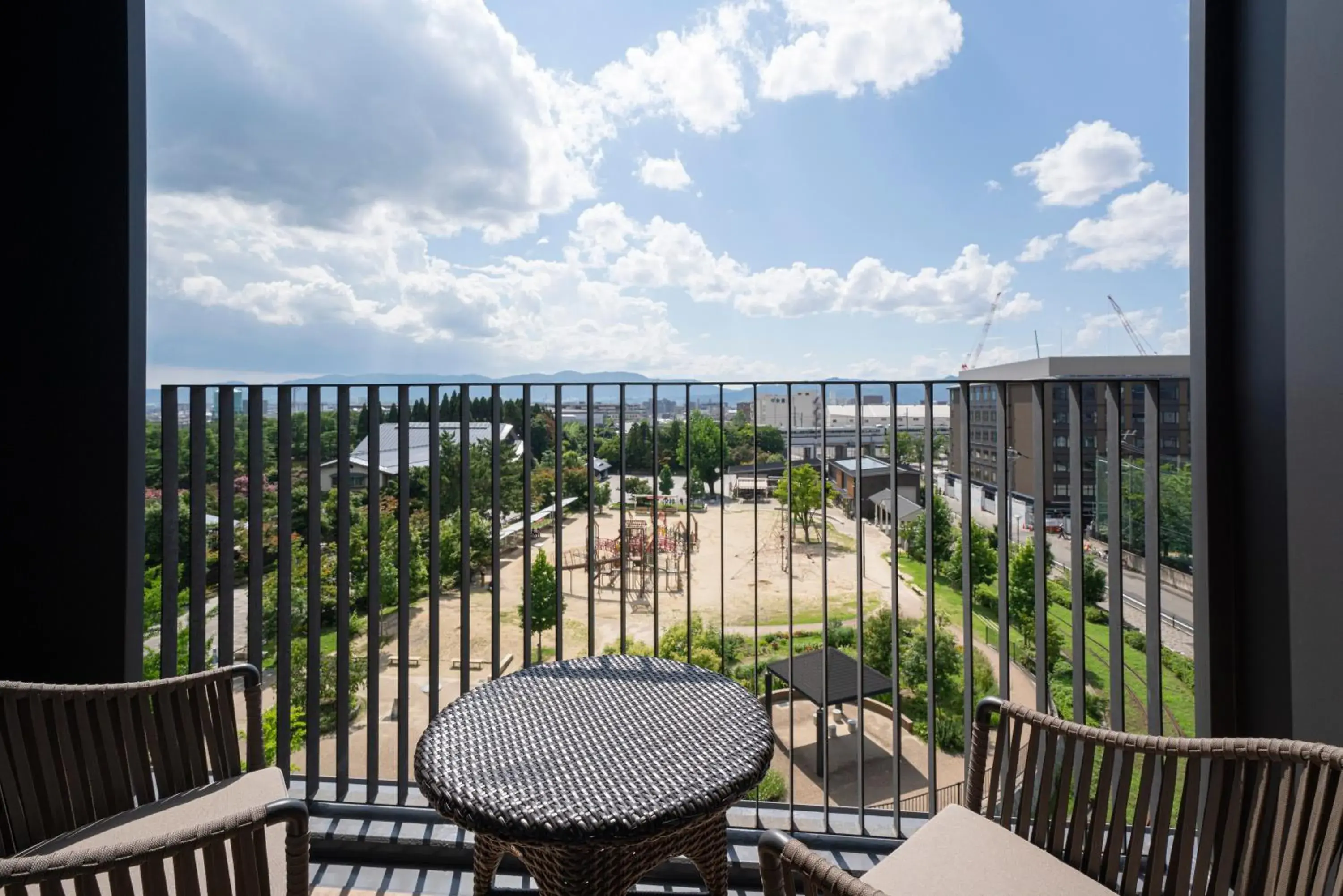 View (from property/room), Balcony/Terrace in Umekoji Potel KYOTO