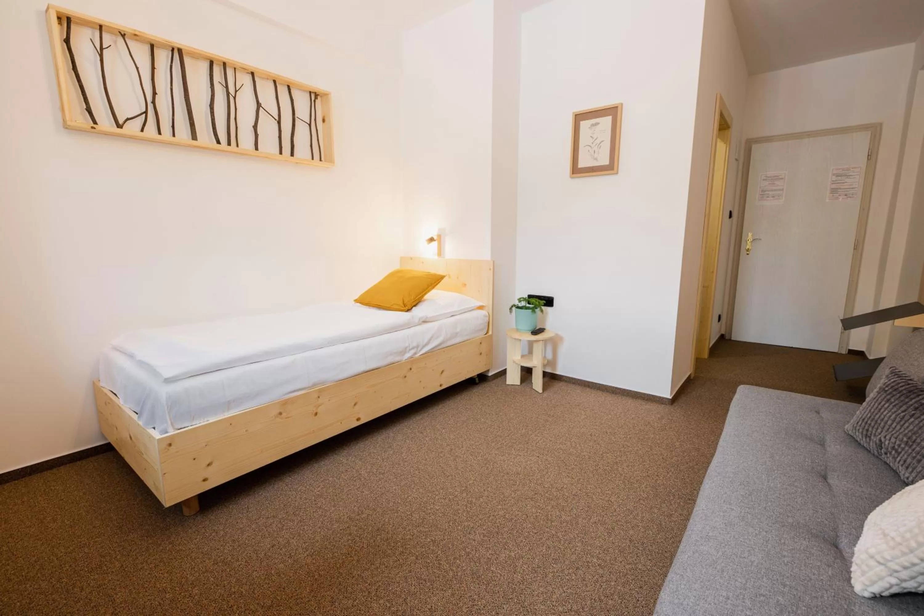 Bed in Hotel Rehavital