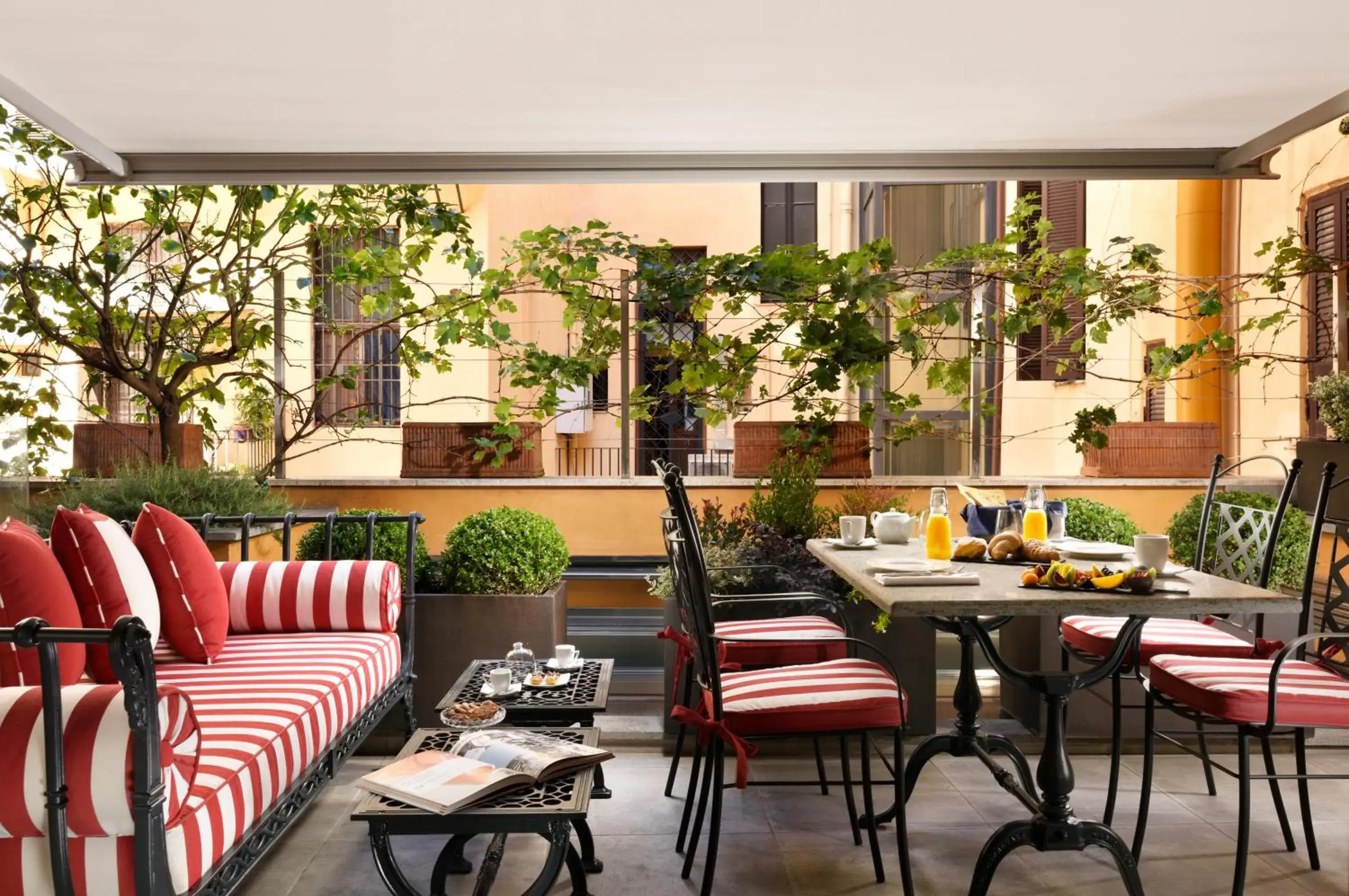 Balcony/Terrace, Restaurant/Places to Eat in Hotel De' Ricci - Small Luxury Hotels of the World