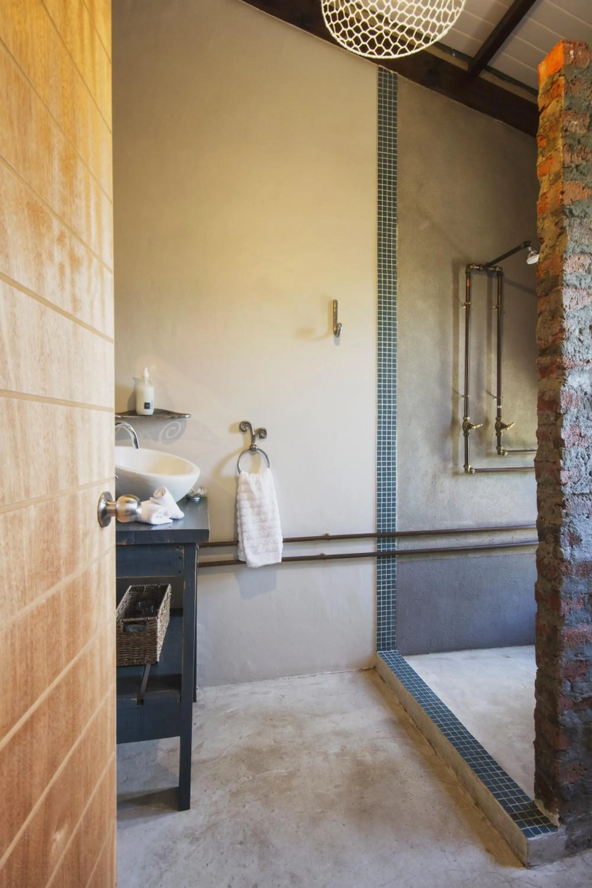 Shower in A Hilltop Country Retreat