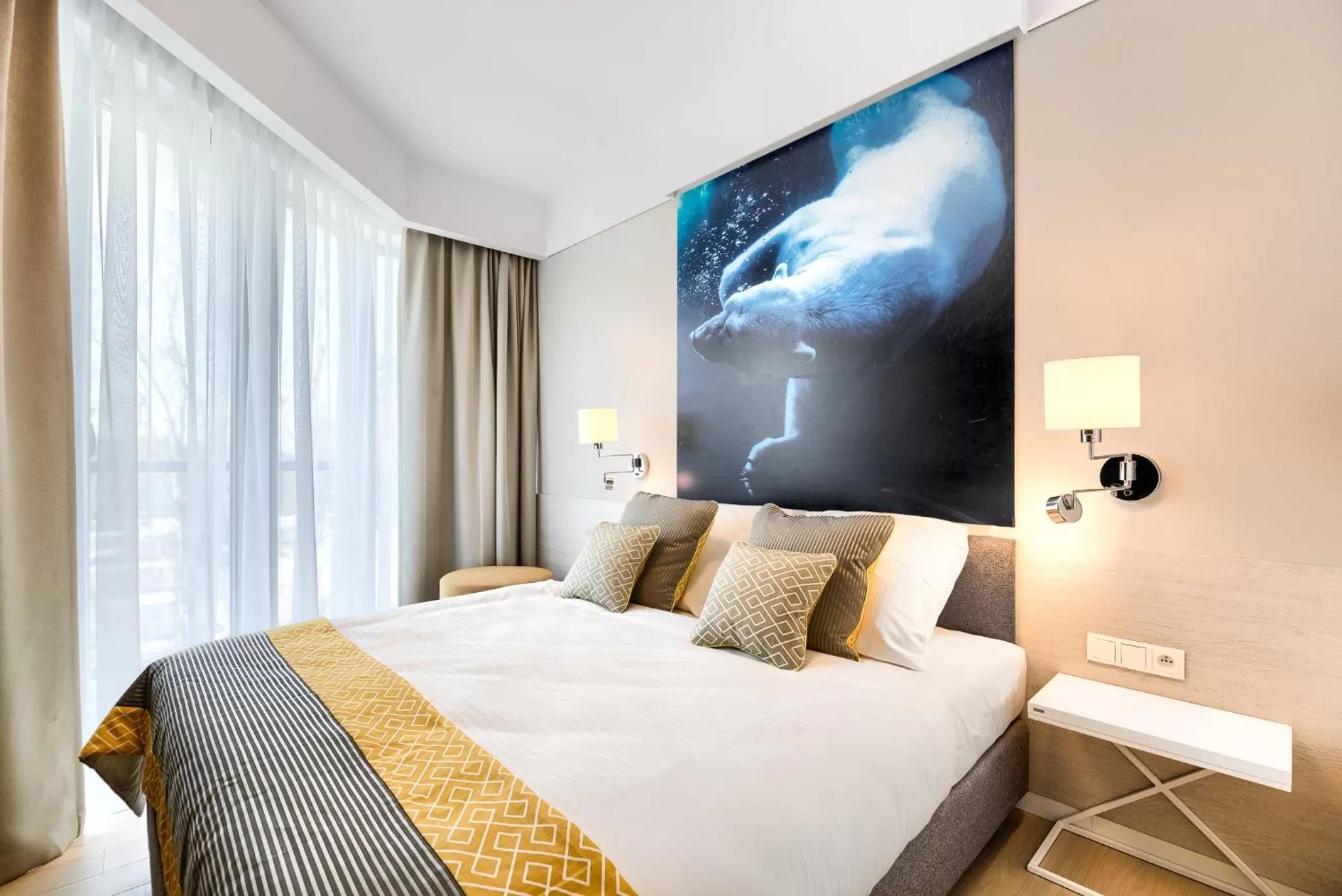 Bedroom, Bed in Dune Resort Mielno - C