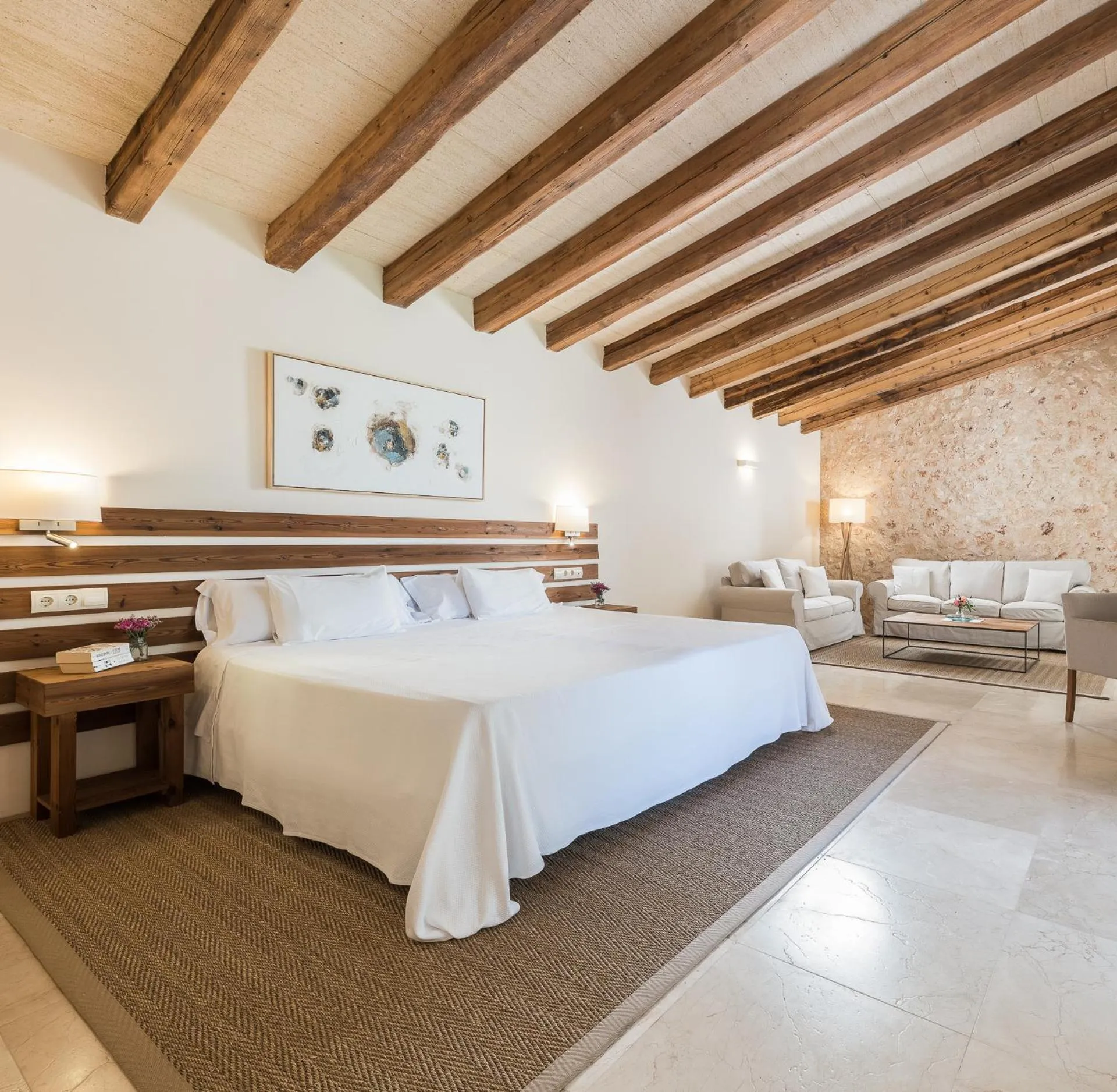 Bed in Hotel Rural Son Mas - 4*