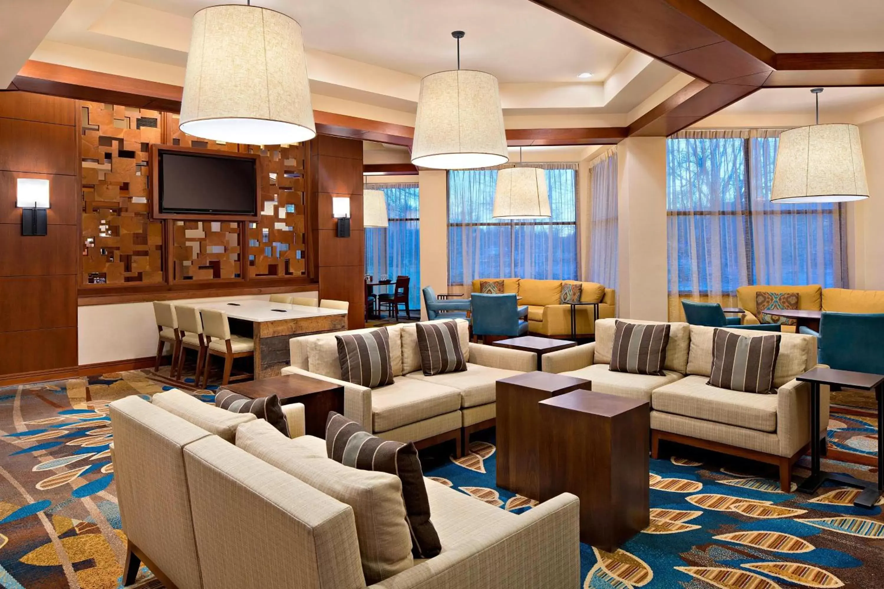 Lobby or reception, Lounge/Bar in Fort Collins Marriott