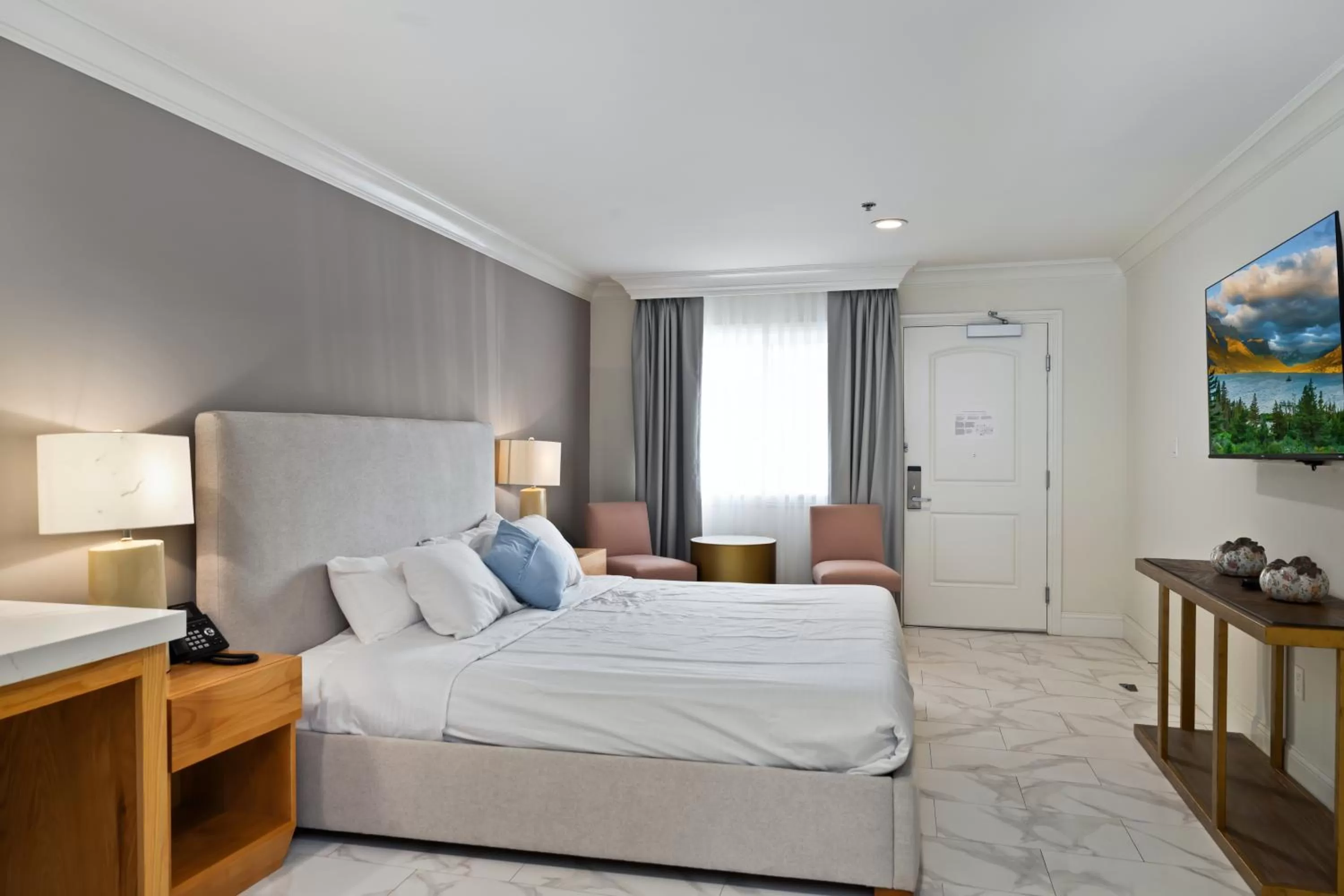 Bed in Hotel Huntington