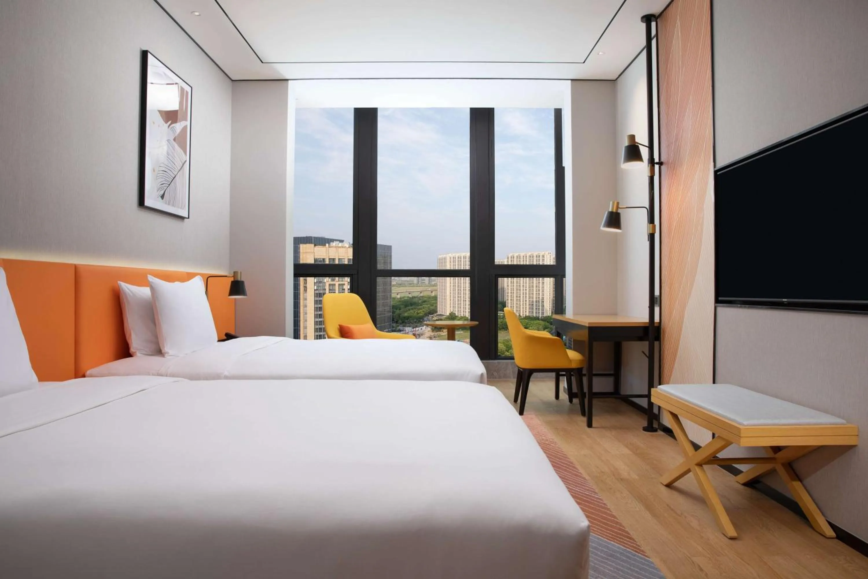 Twin Room - High Floor in Hilton Garden Inn Hangzhou Xiaoshan