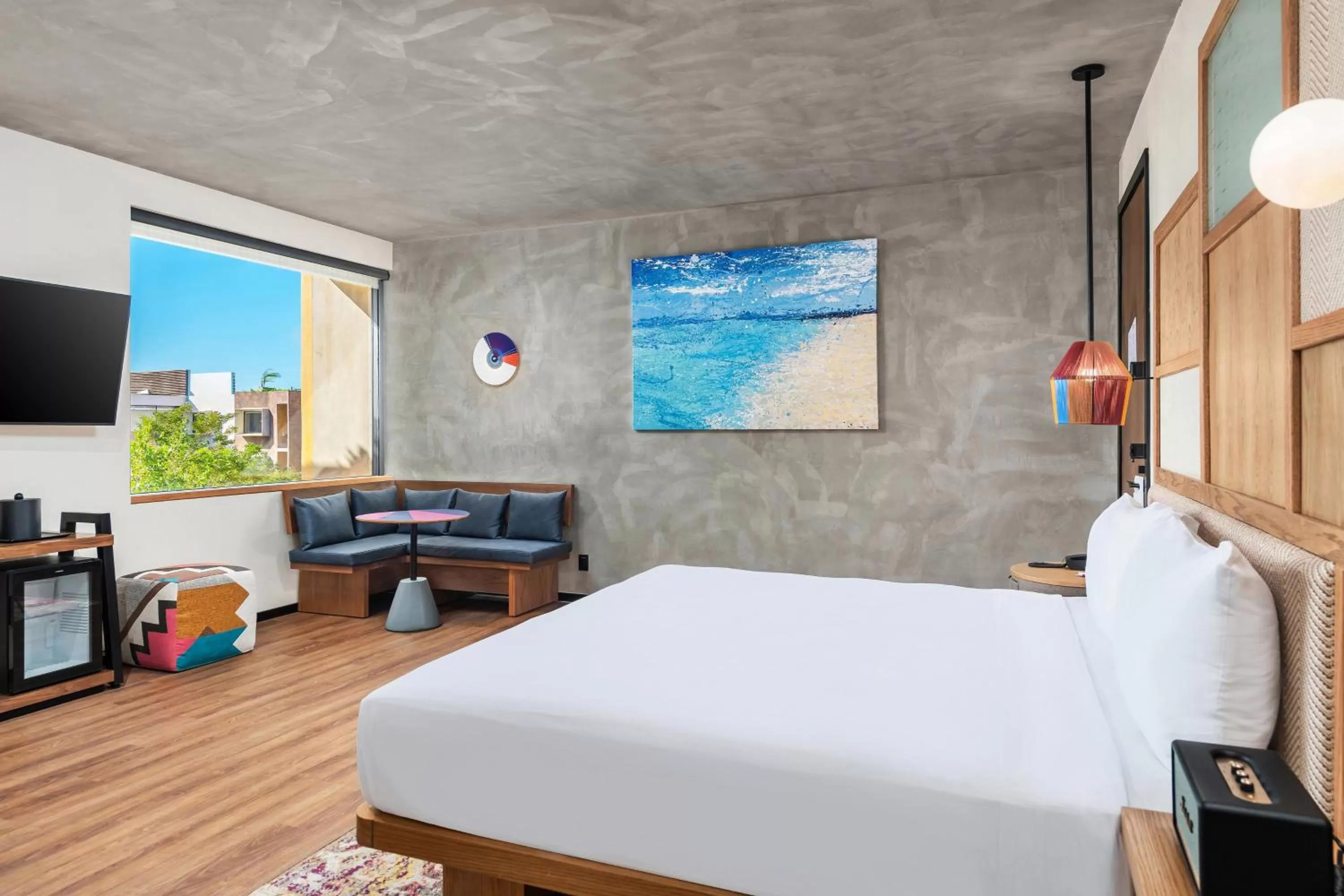 Bedroom, Bed in Aloft Tulum