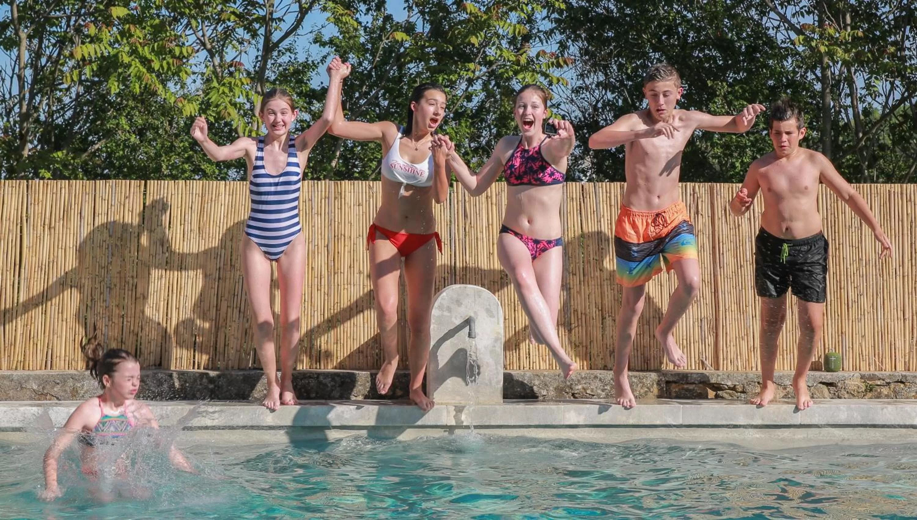 Pool view in Les Yourtes de Provence