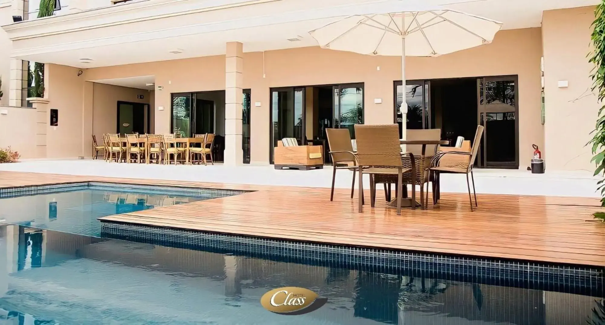 Swimming pool in Class Hotel Alfenas Swimming pool in Class Hotel Alfenas