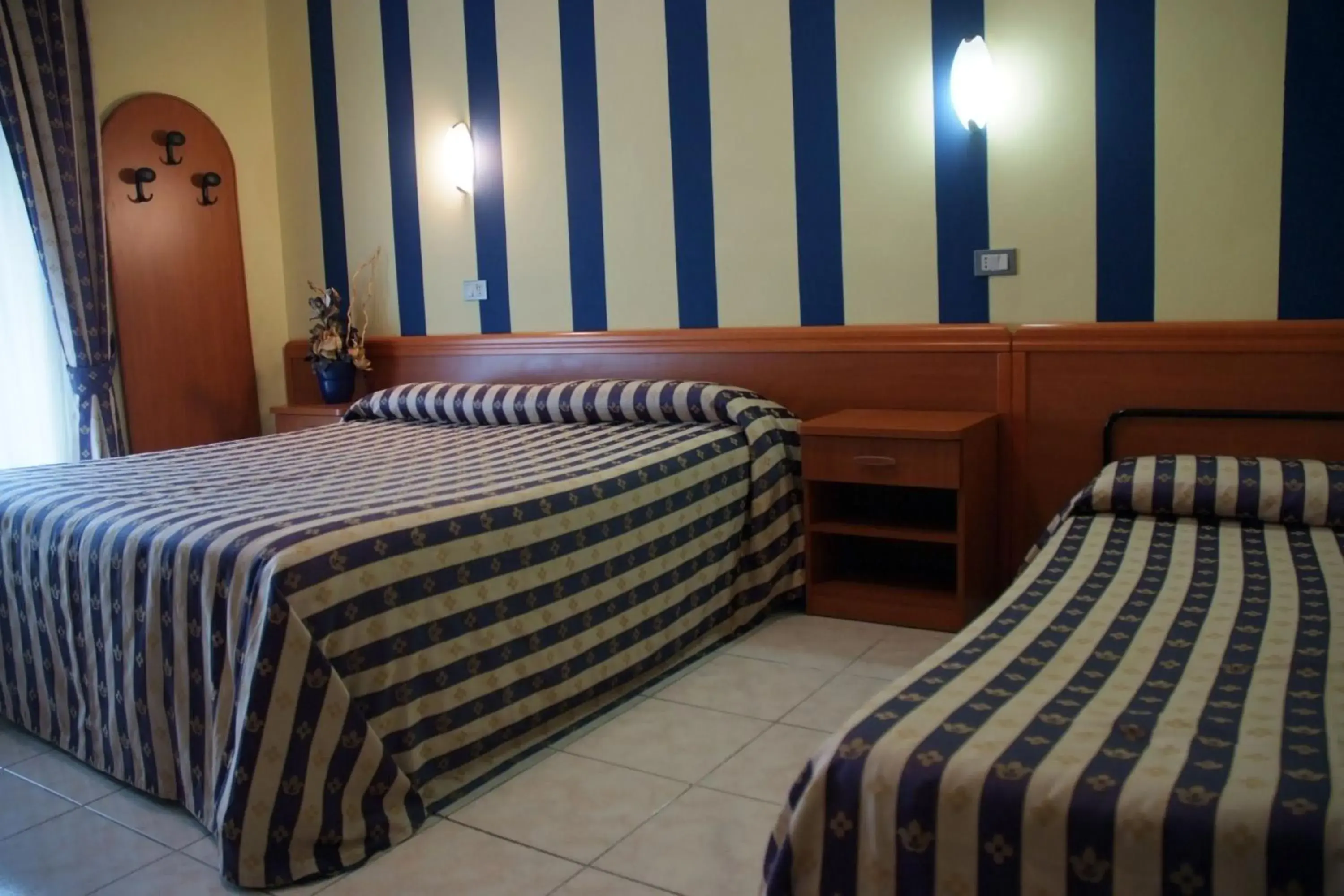 Decorative detail, Bed in Hotel Ristorante Umbria