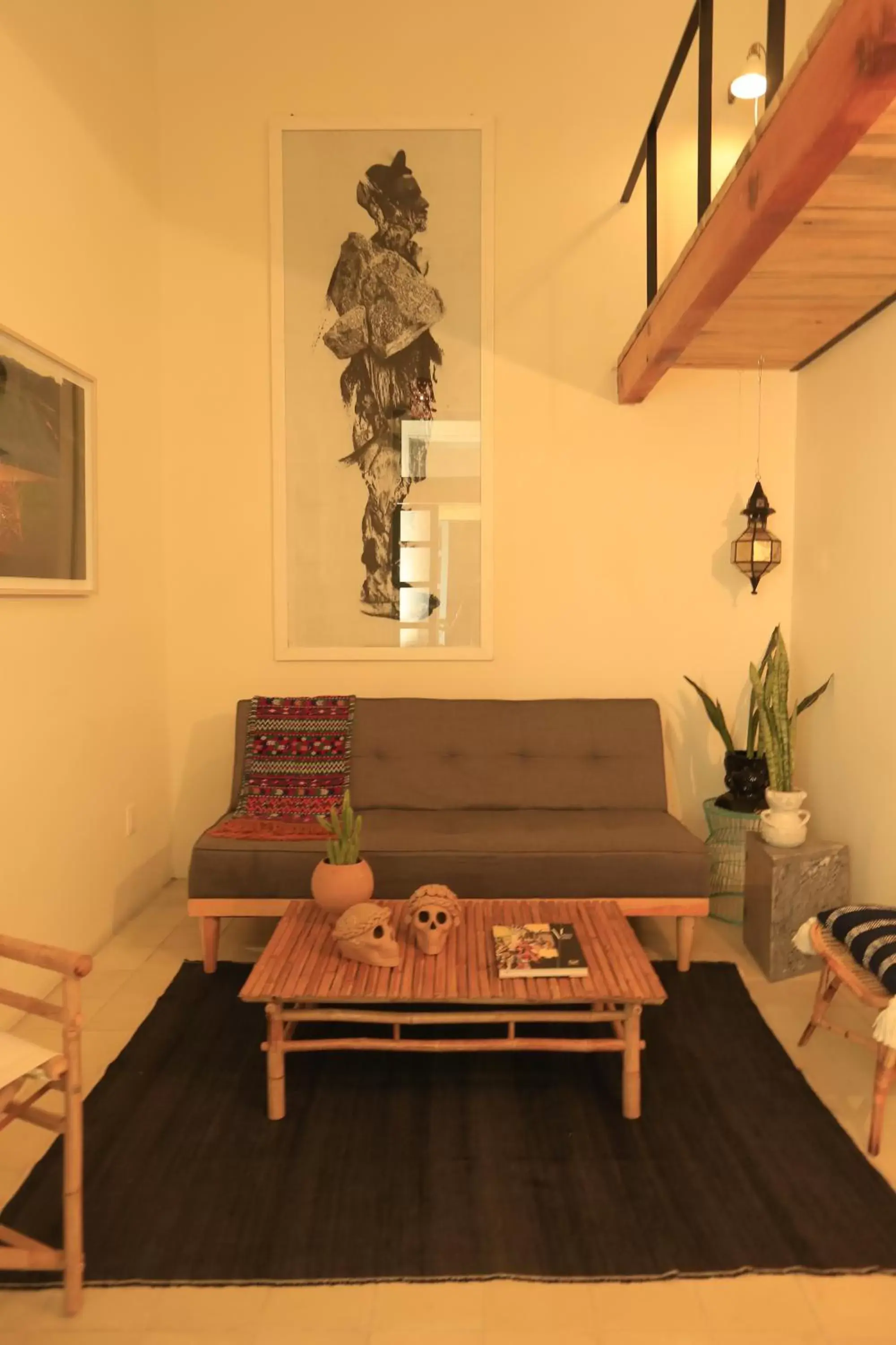 Seating Area in Casa Morelos by Barrio Mexico