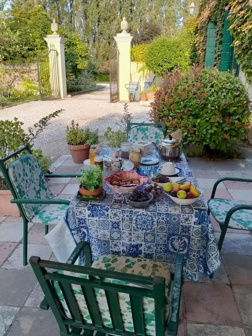 Patio in B&B Villa Gradenigo