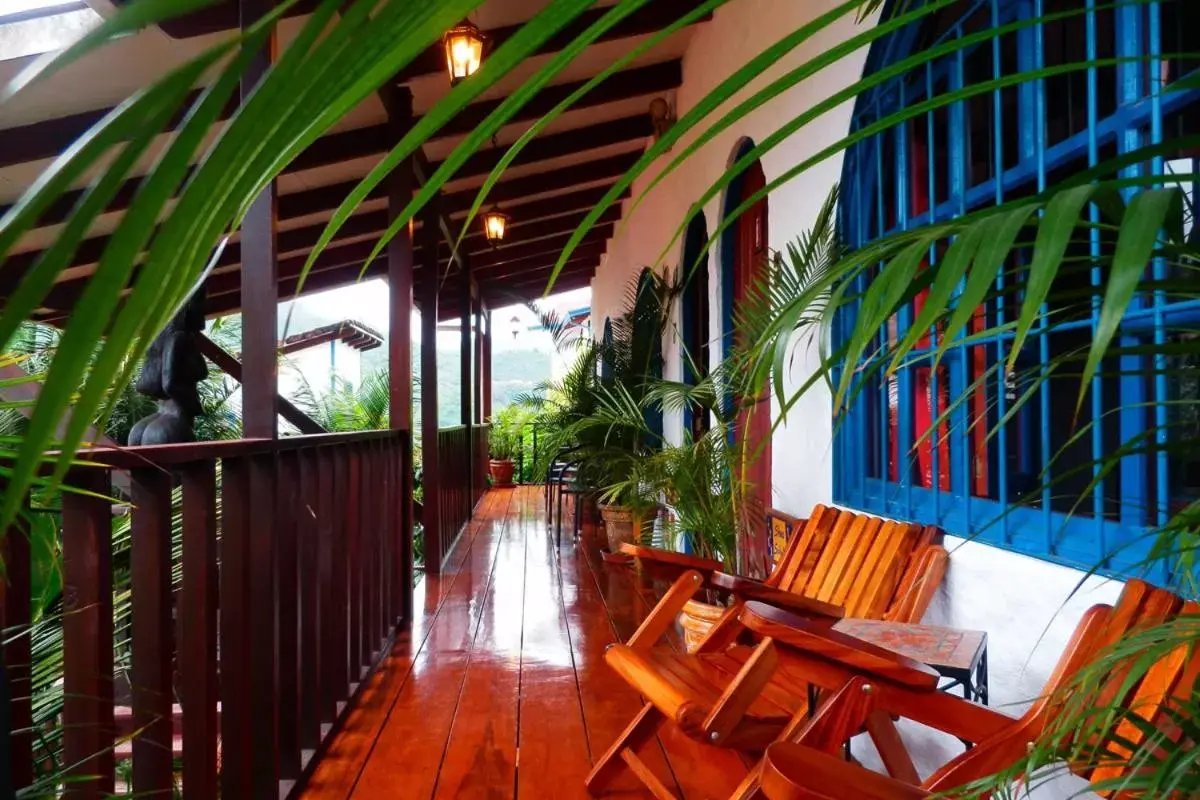 Balcony/Terrace in Orosi Lodge