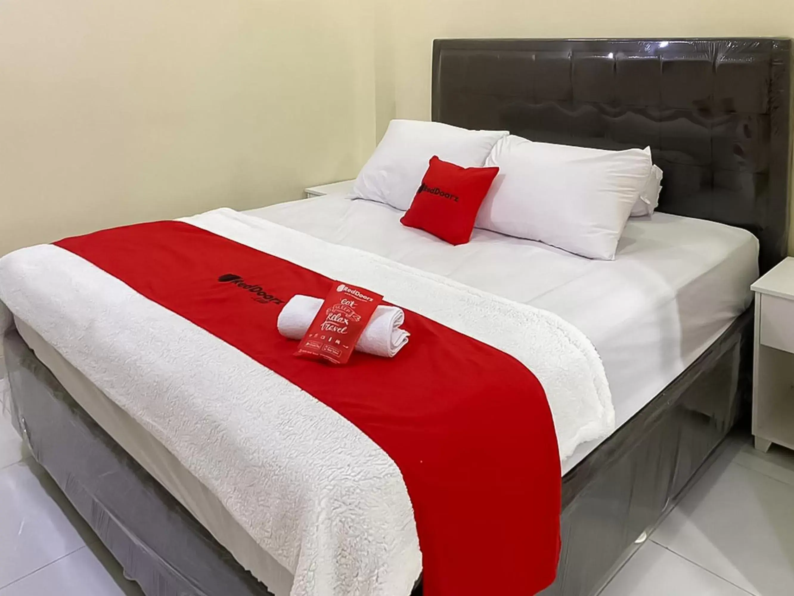 Bed in RedDoorz Syariah near PKOR Lampung Bed in RedDoorz Syariah near PKOR Lampung