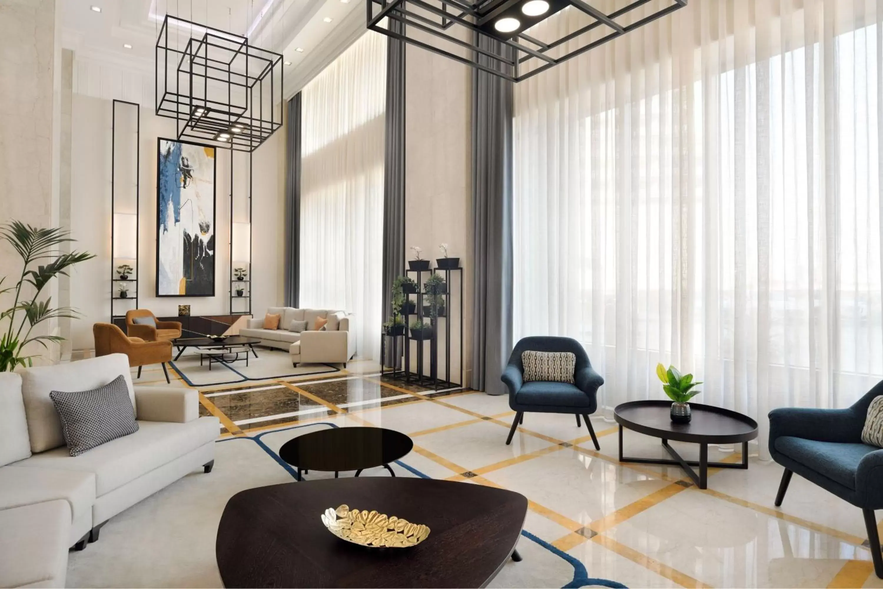 Lobby or reception, Seating Area in Marriott Executive Apartments Manama, Bahrain