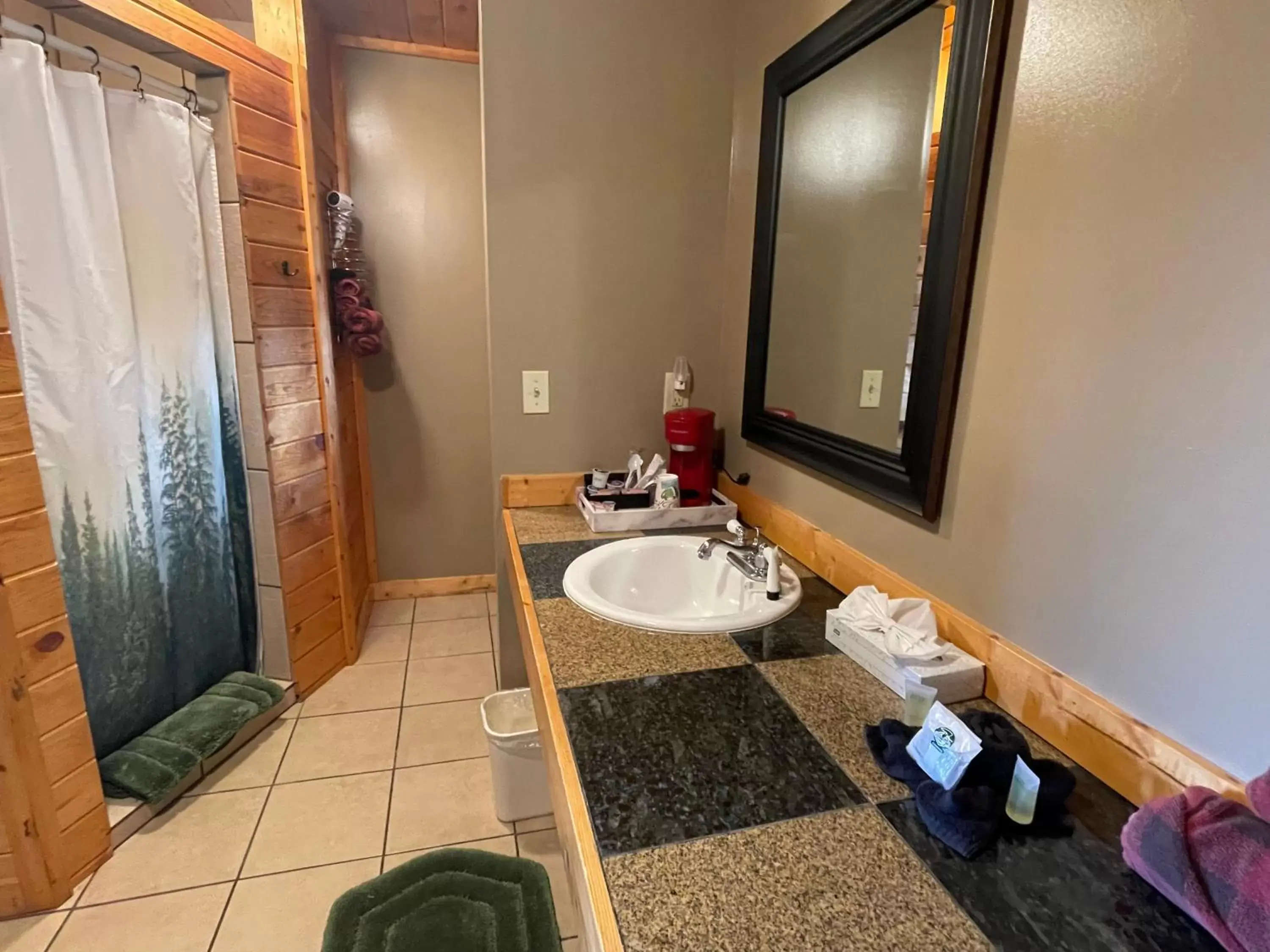 Bathroom in The Fishing Bear Lodge