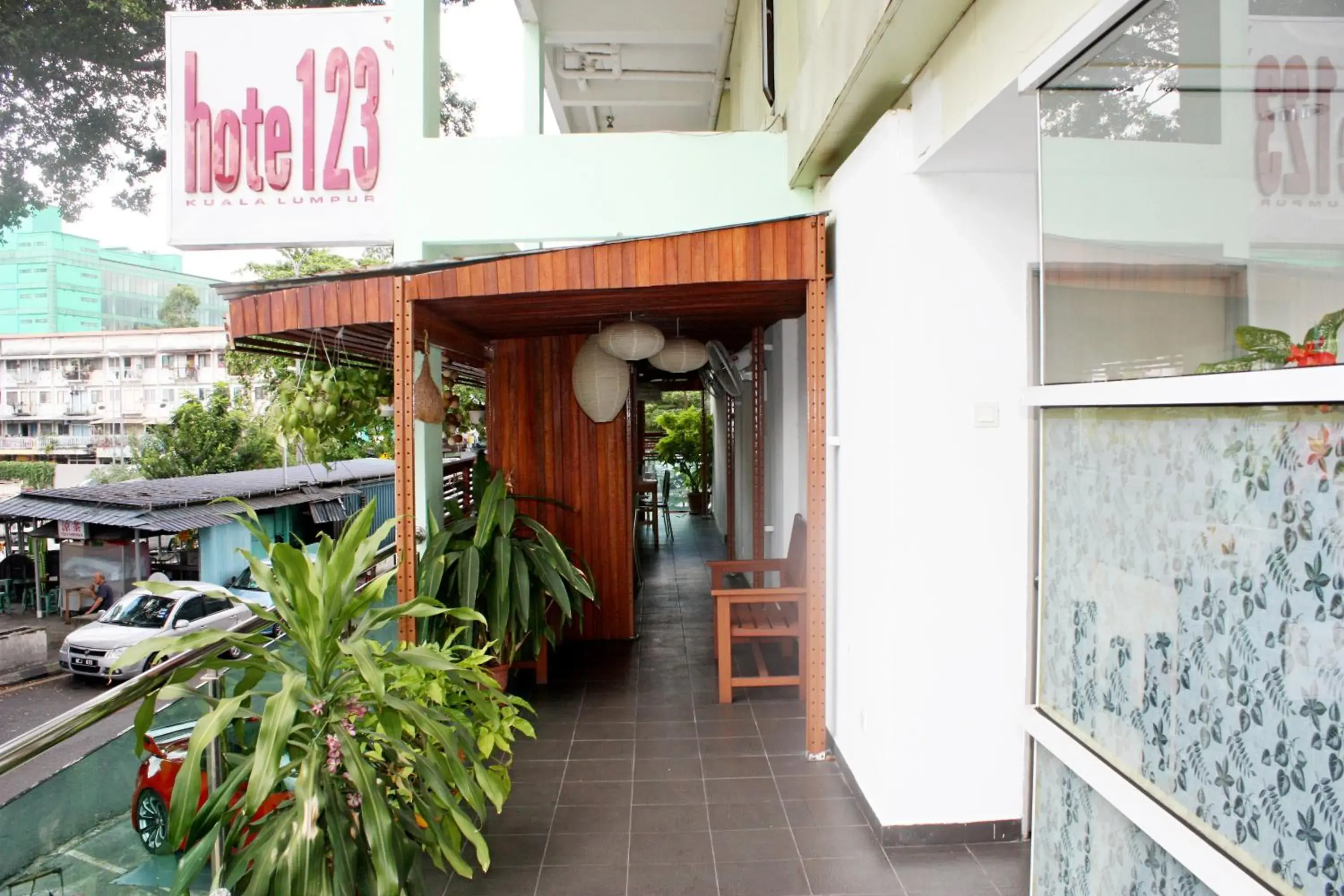 Balcony/Terrace in Boutique Hote123