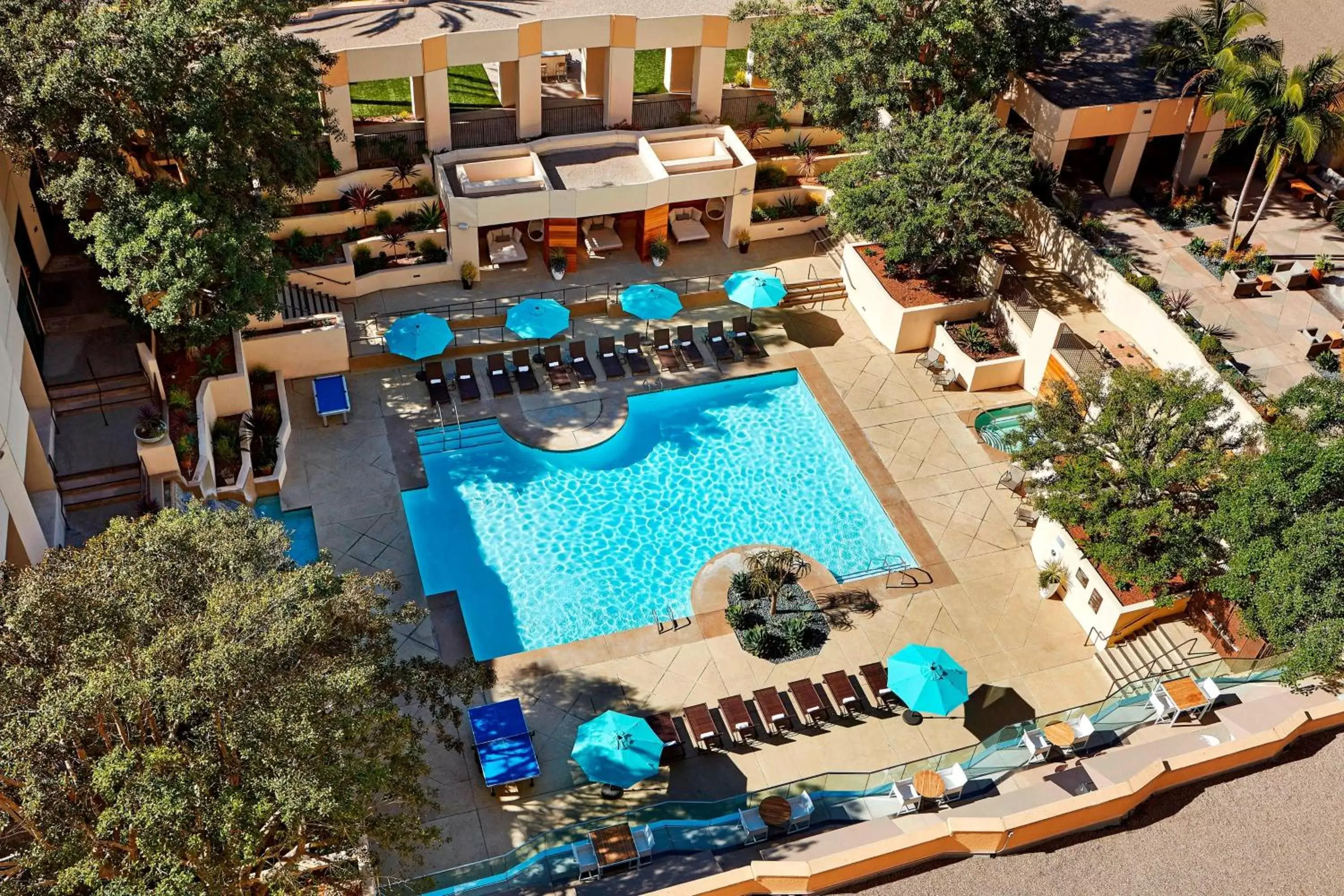 Swimming pool, Pool View in San Diego Marriott Mission Valley