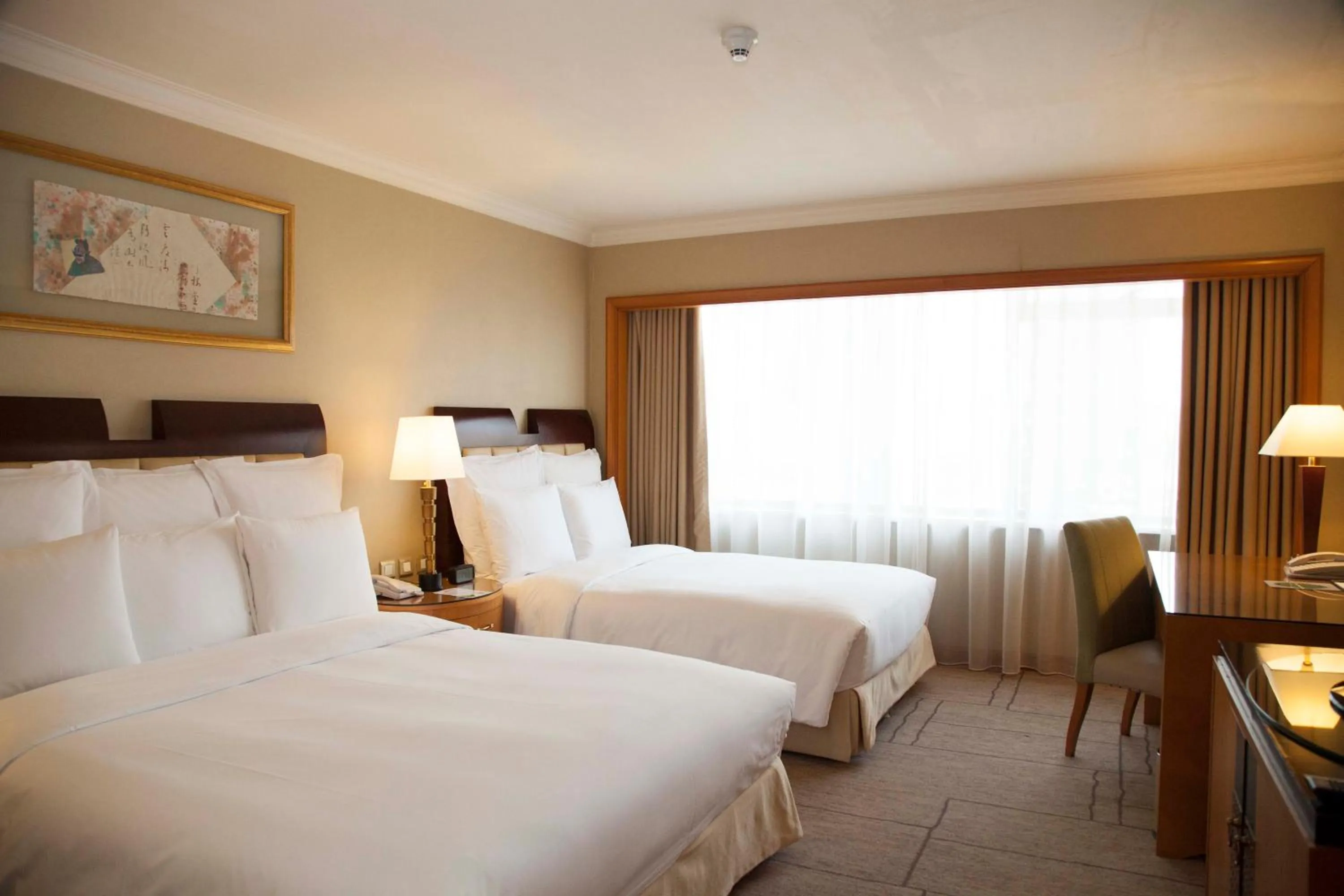 Bed in Air China Boyue Beijing Hotel