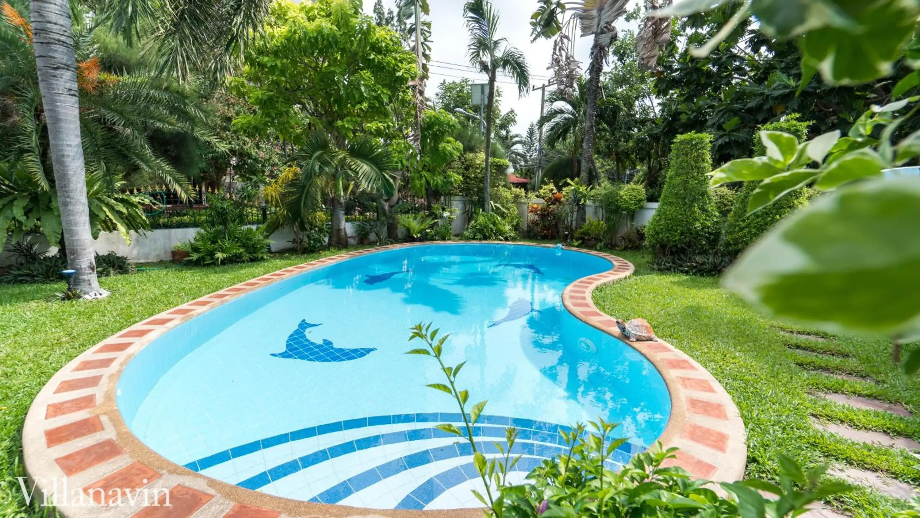 Balcony/Terrace, Swimming Pool in Villa Navin