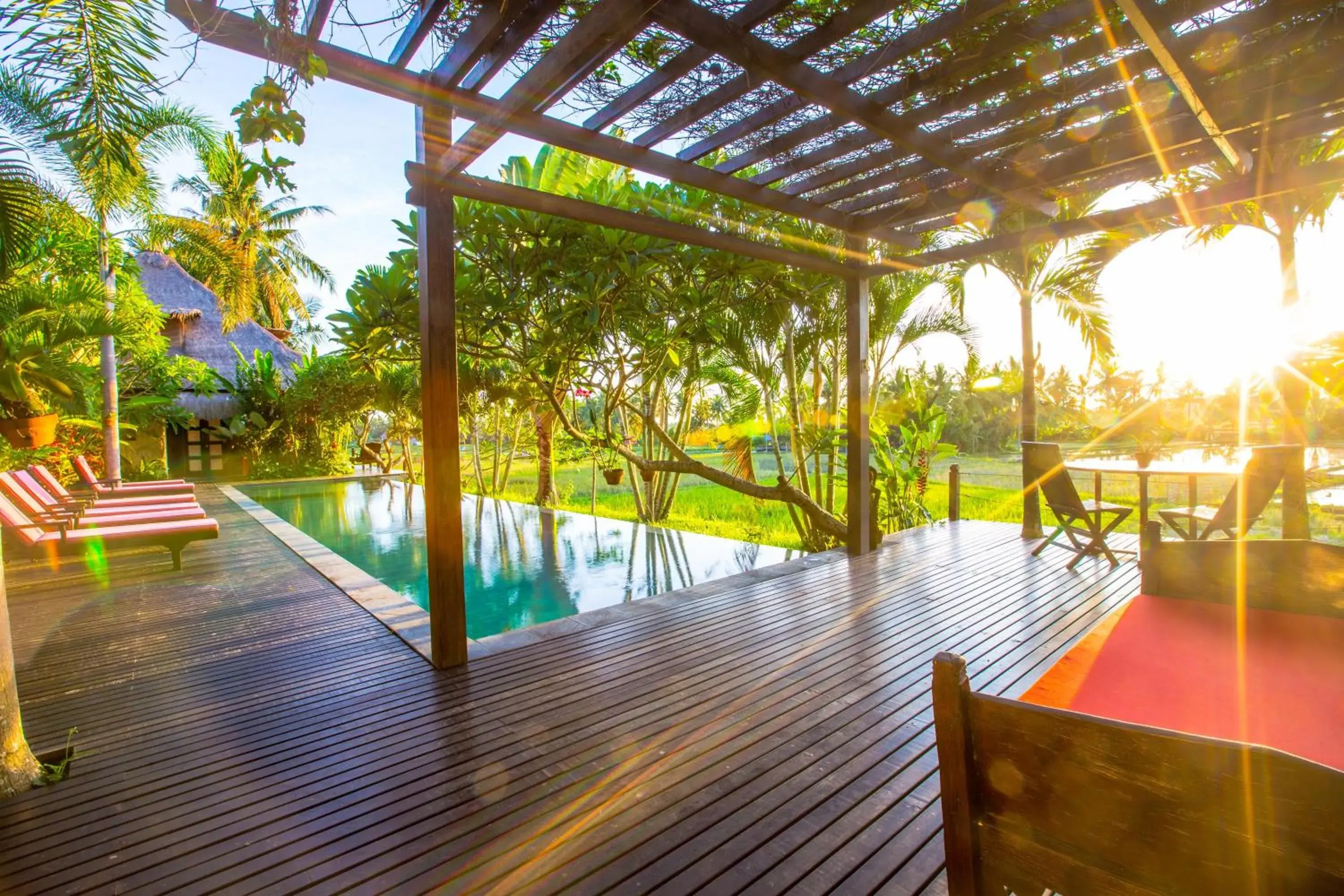 Patio, Swimming Pool in Bali Harmony Villa