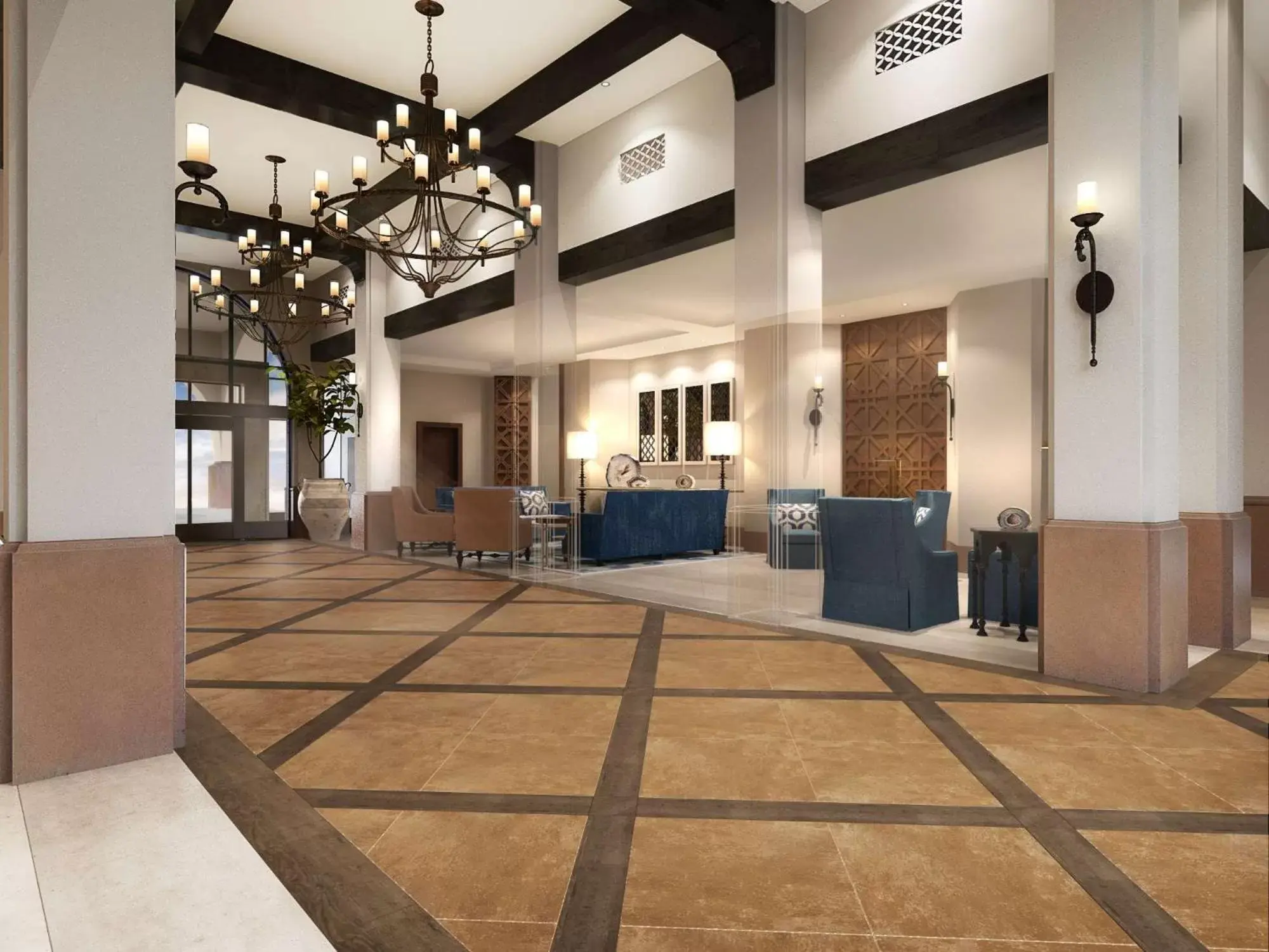 Lobby or reception, Lobby/Reception in Embassy Suites by Hilton Scottsdale Resort