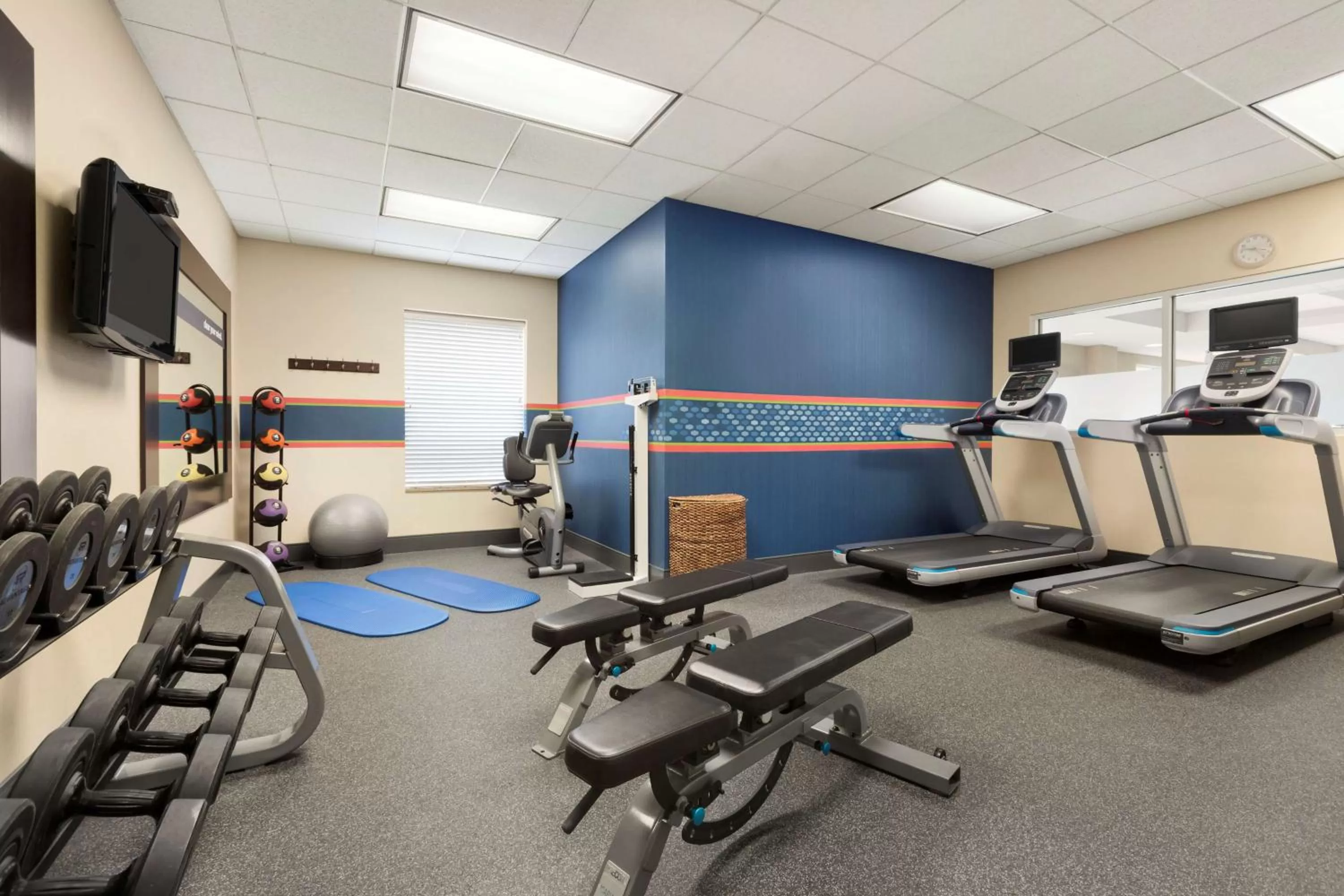 Fitness centre/facilities in Hampton Inn & Suites Herndon-Reston