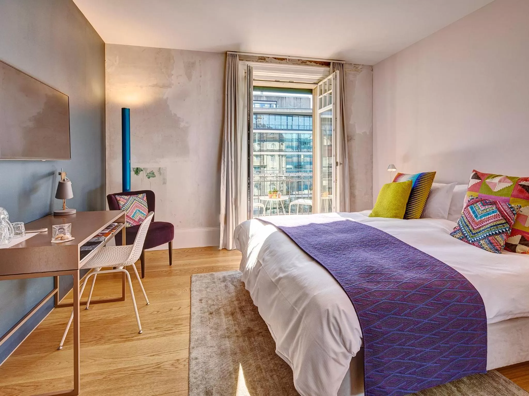 Balcony/Terrace, Bed in Boutique Hotel Anker