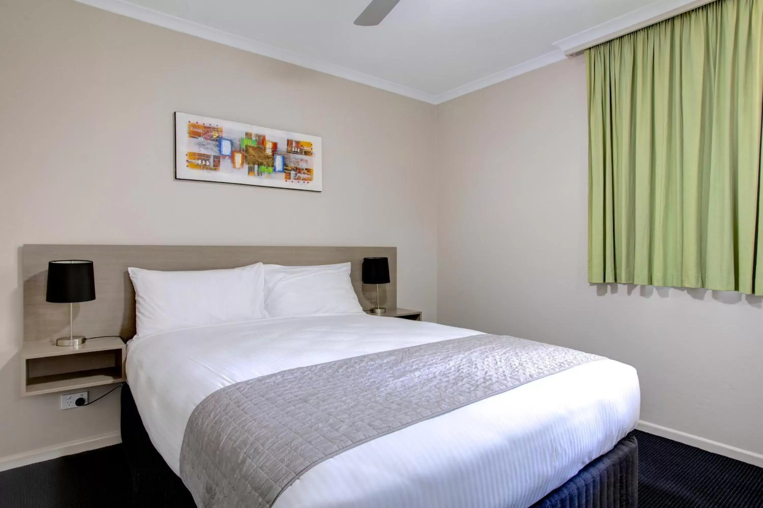 Bedroom, Bed in Beachpark Apartments Coffs Harbour