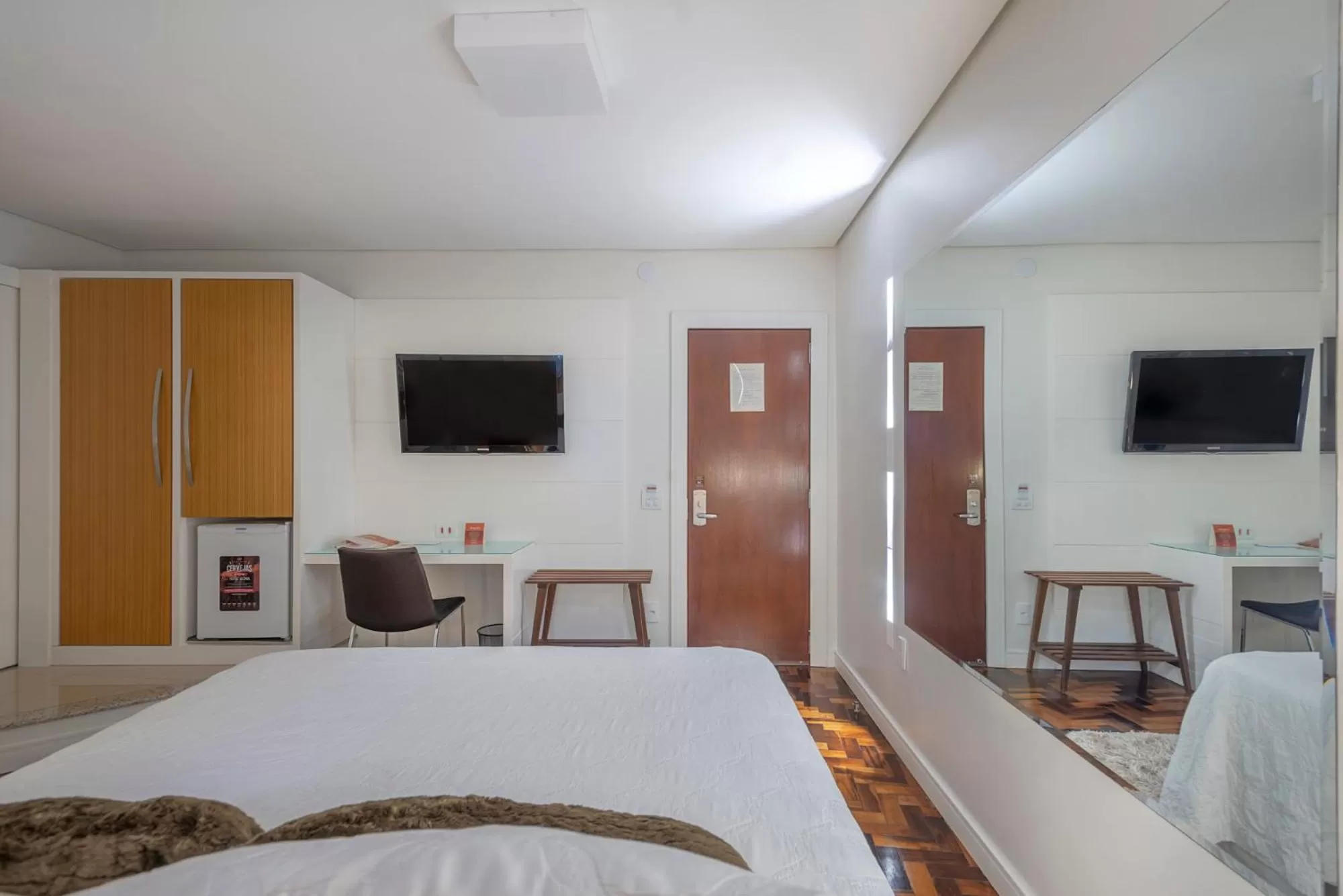 Bed in Hotel Glória Blumenau