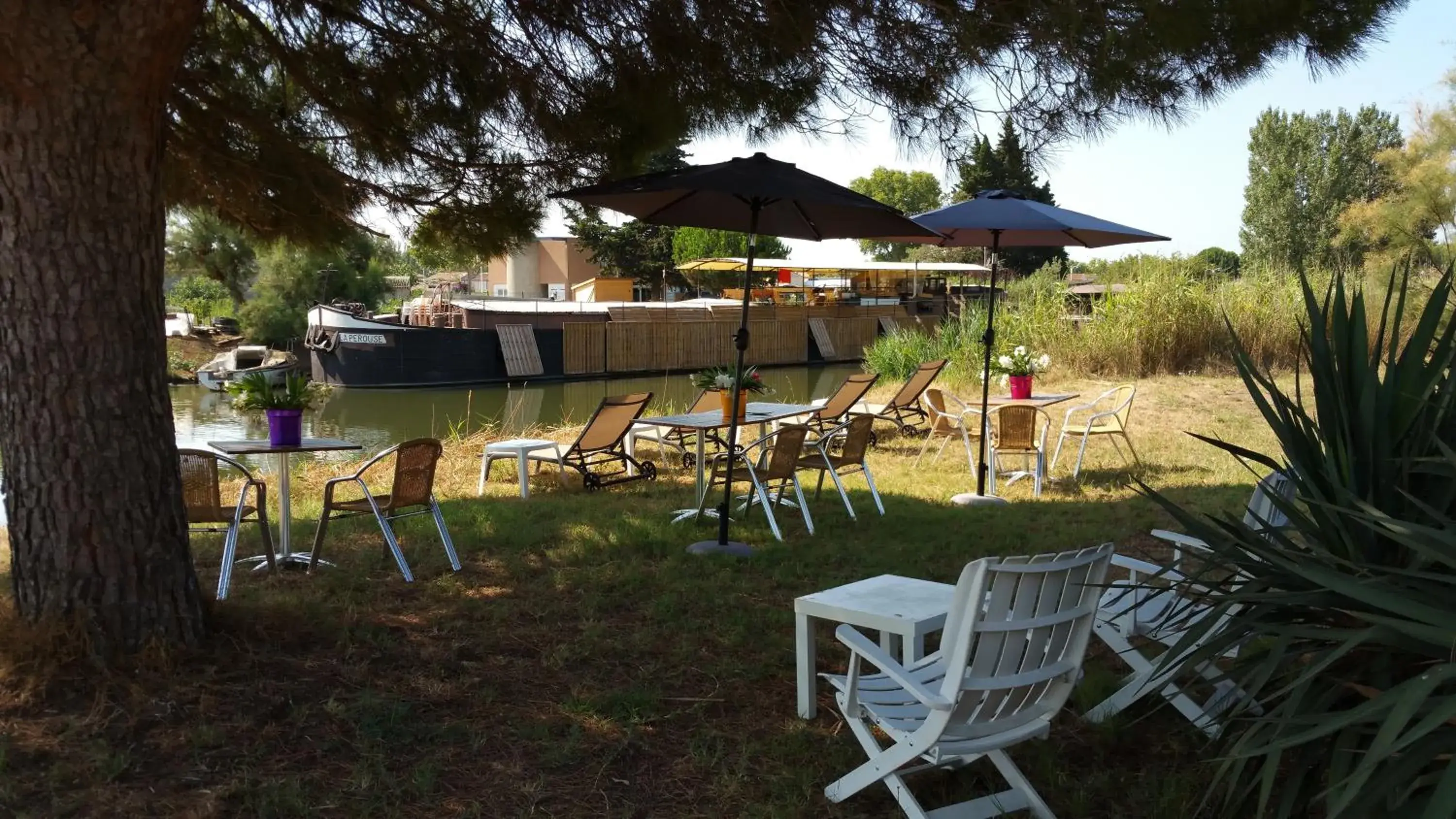 Garden in Hotel Canal Aigues Mortes