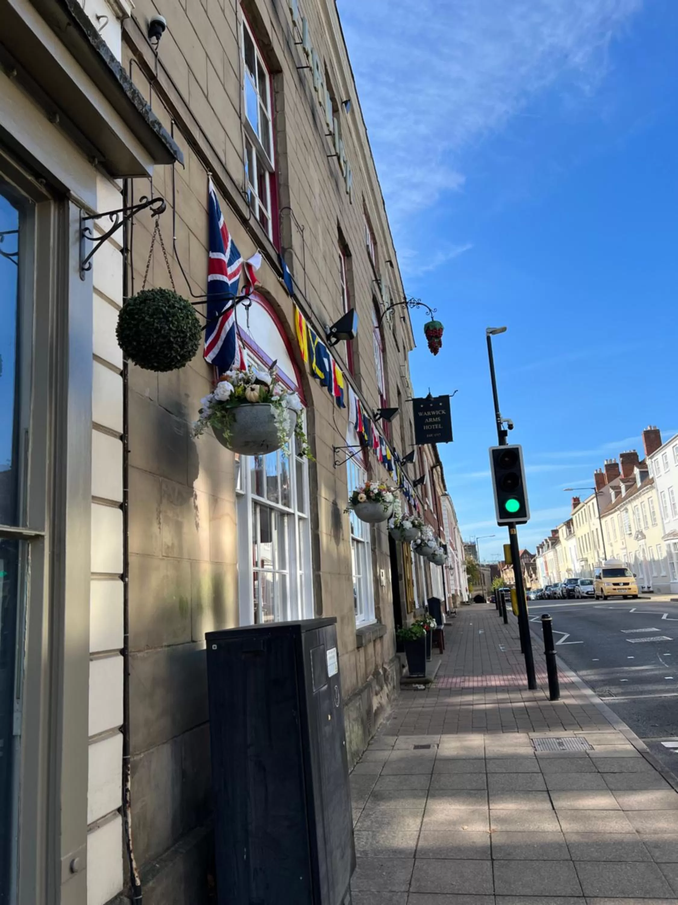Property building in The Warwick Arms Hotel - The Coaching Inn Group