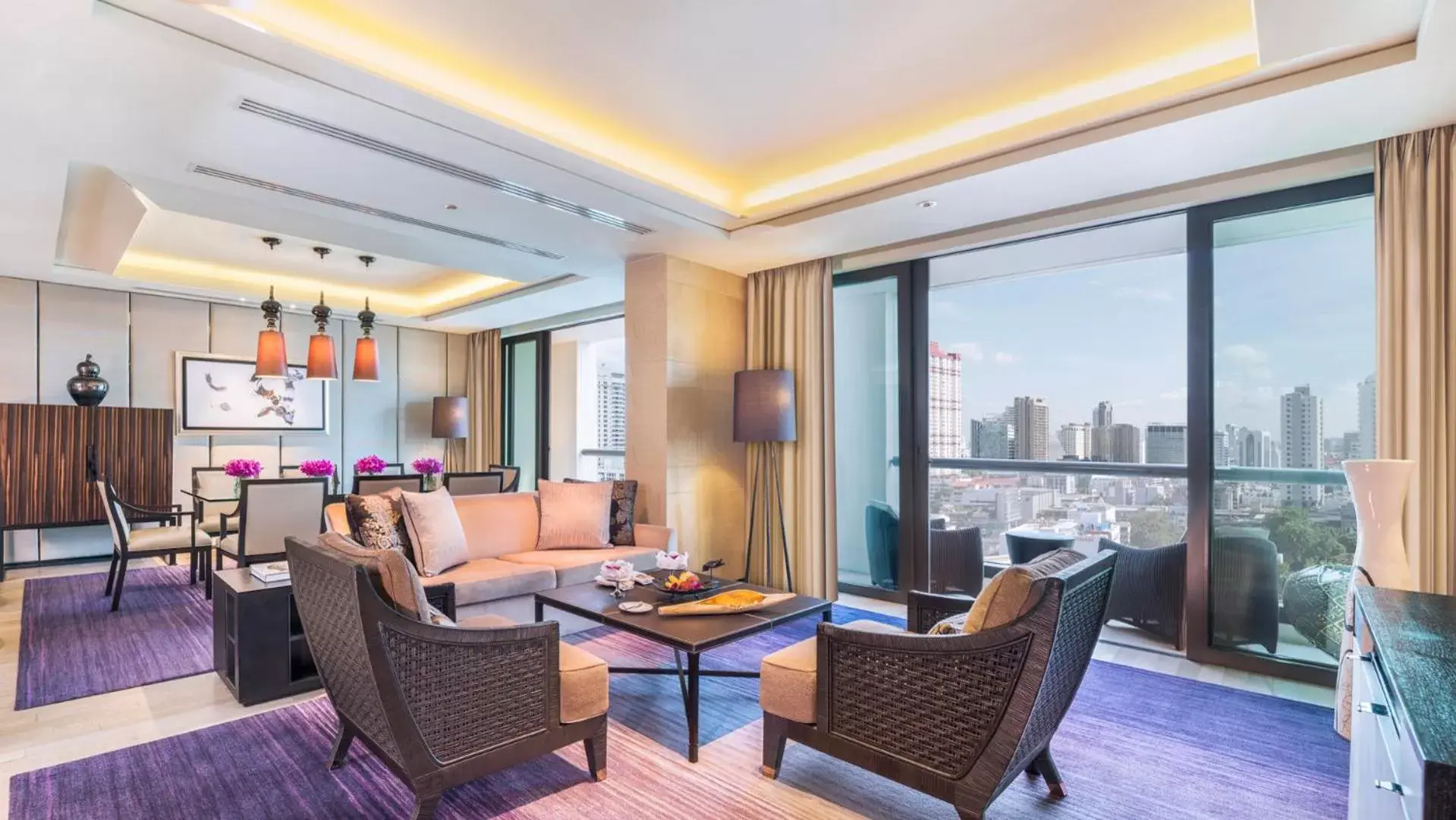 Living room, Seating Area in Siam Kempinski Hotel Bangkok - SHA Extra Plus Certified