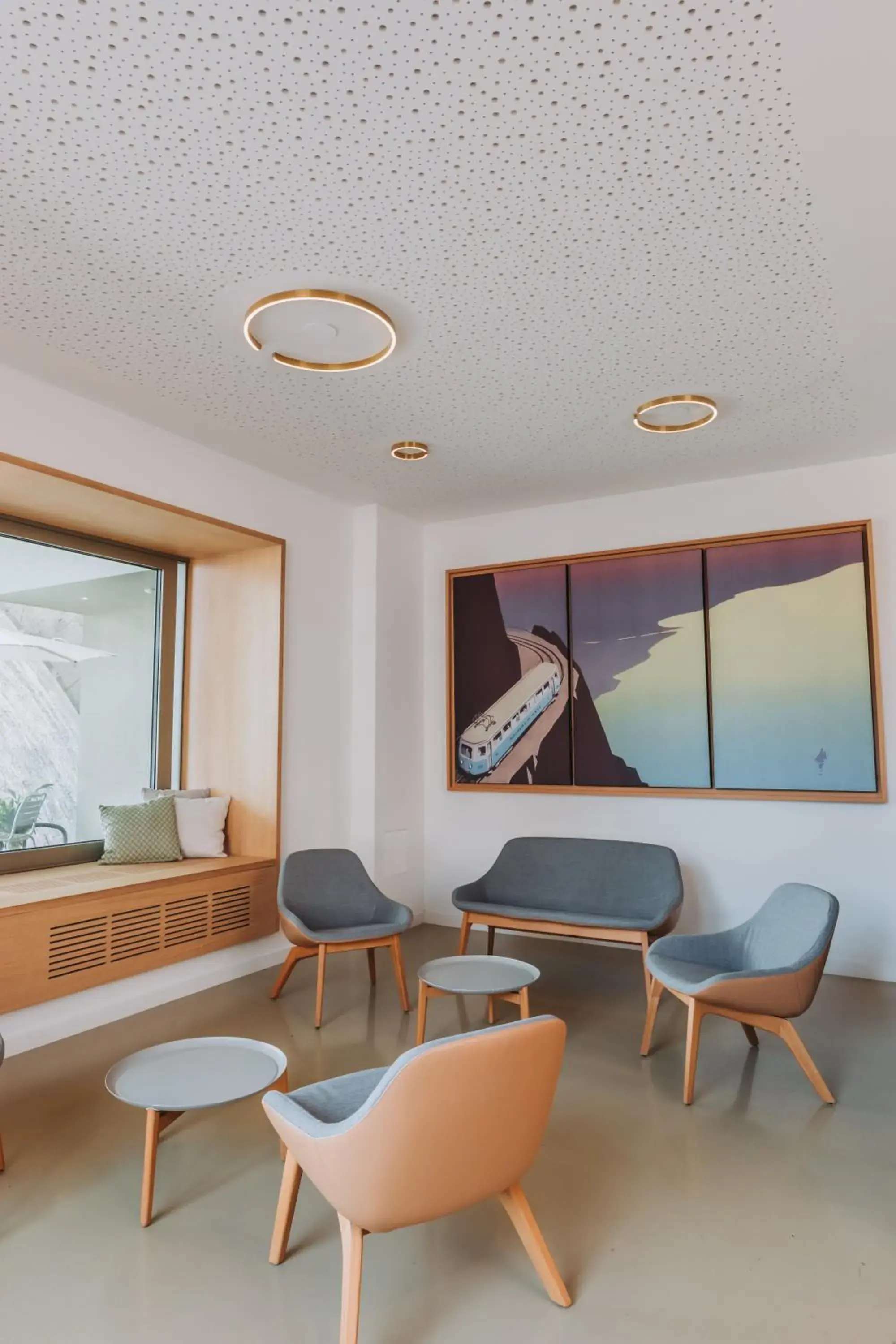 Lobby or reception in Montreux Youth Hostel Lobby or reception in Montreux Youth Hostel