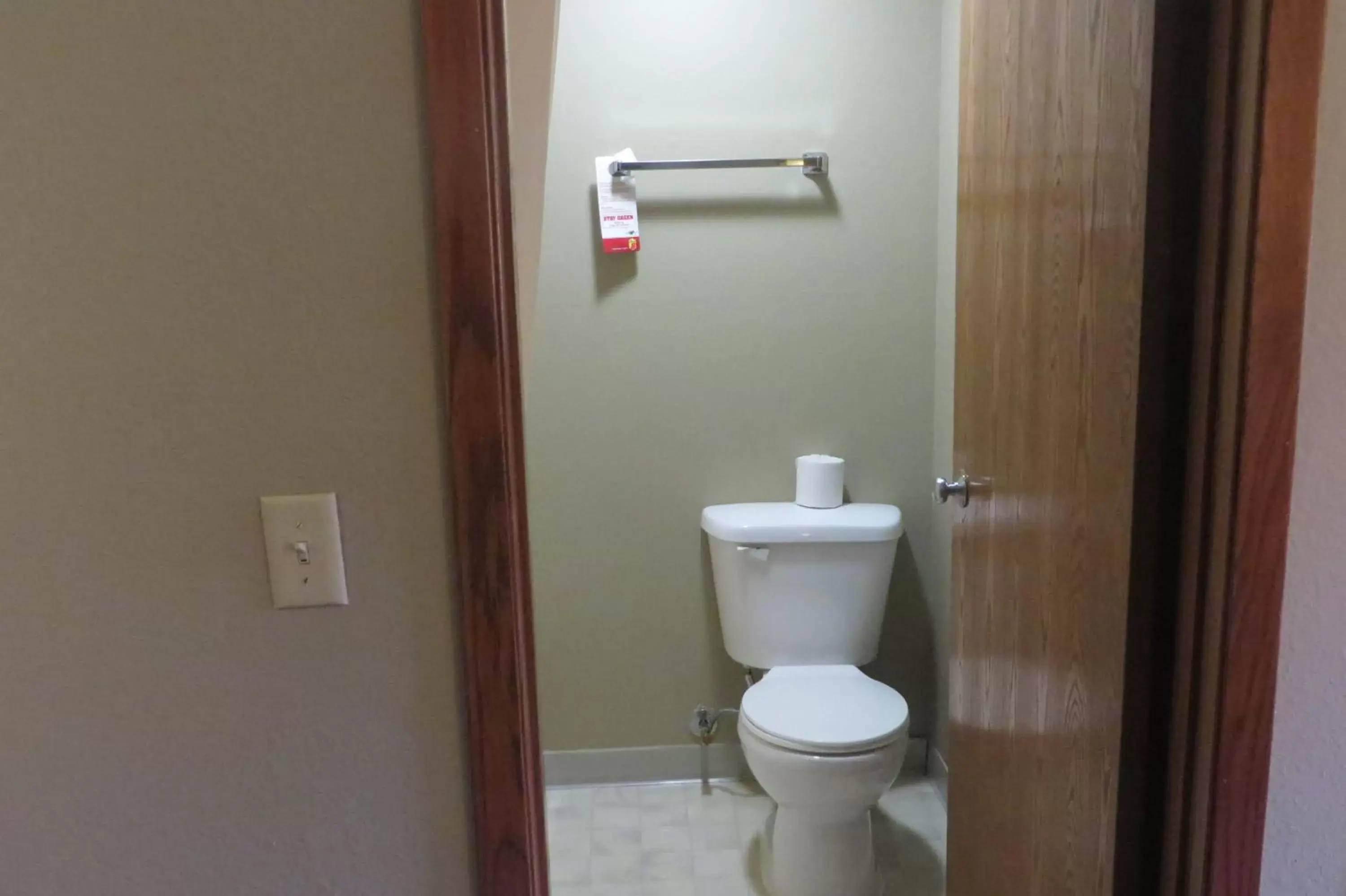 Bathroom in Super 8 by Wyndham Macomb