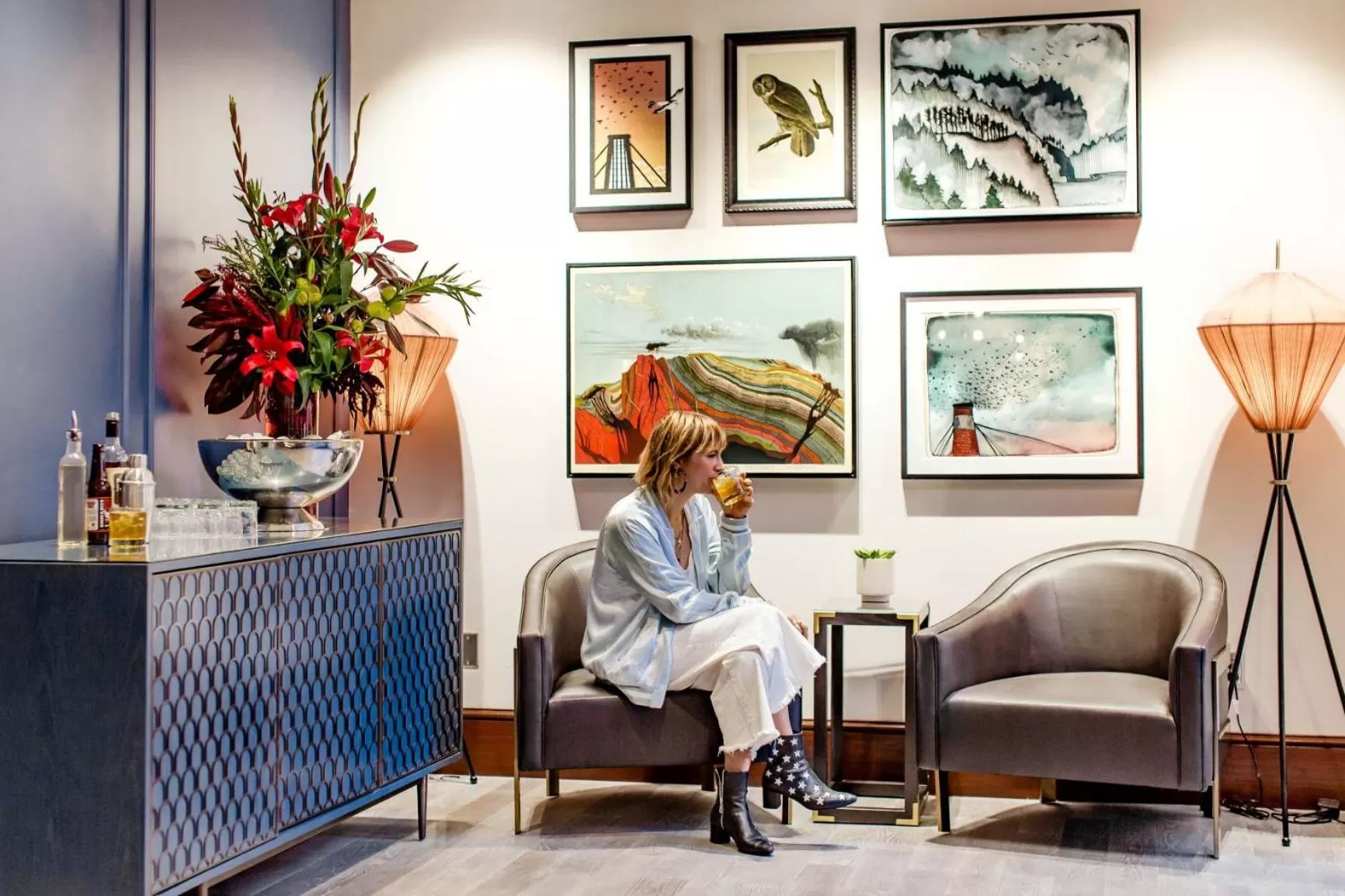 Lobby or reception in Heathman Hotel